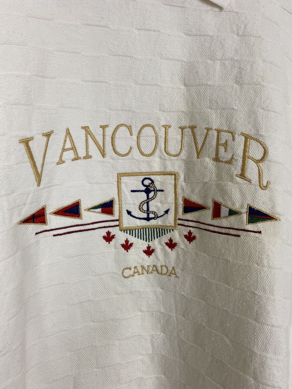 Canada West × Vintage VINTAGE VANCOUVER CANADA ENBROIDEREY COLLAR SWEATER Size US XL / EU 56 / 4 - 3 Thumbnail