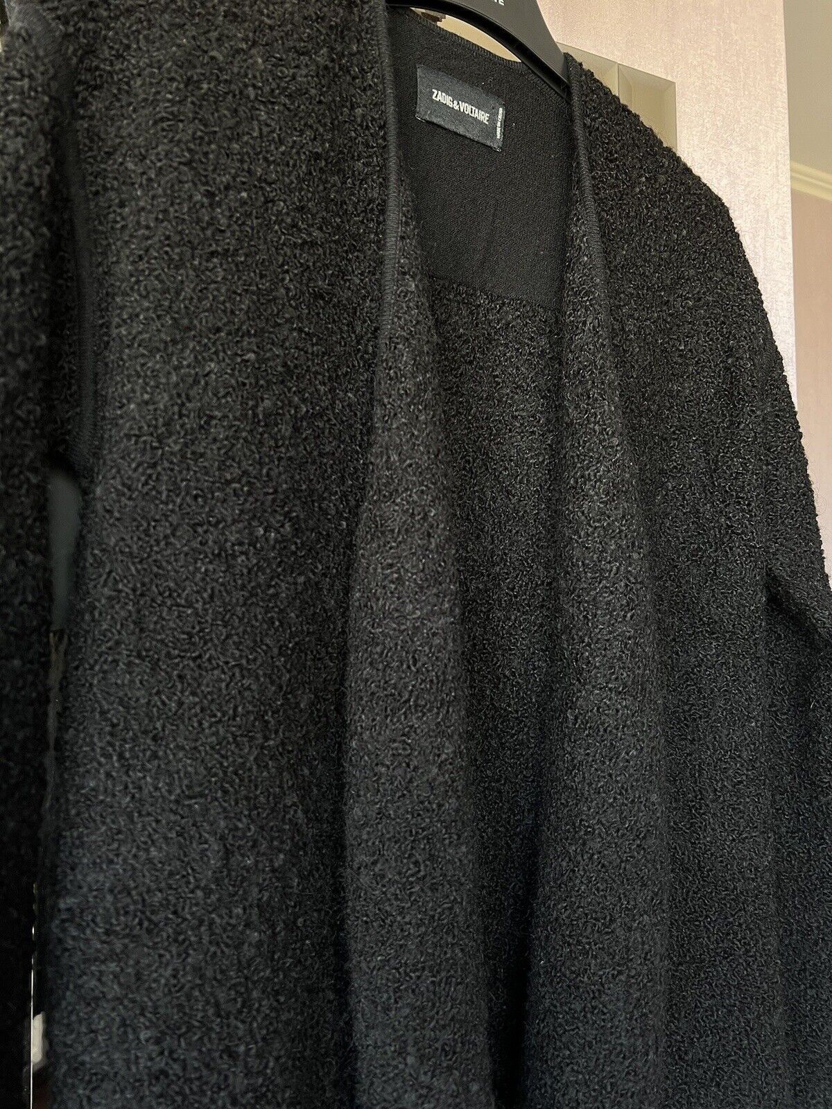Zadig & Voltaire Zadig & Voltaire Cardigan Black Wool Blend Size S Size S / US 4 / IT 40 - 2 Thumbnail