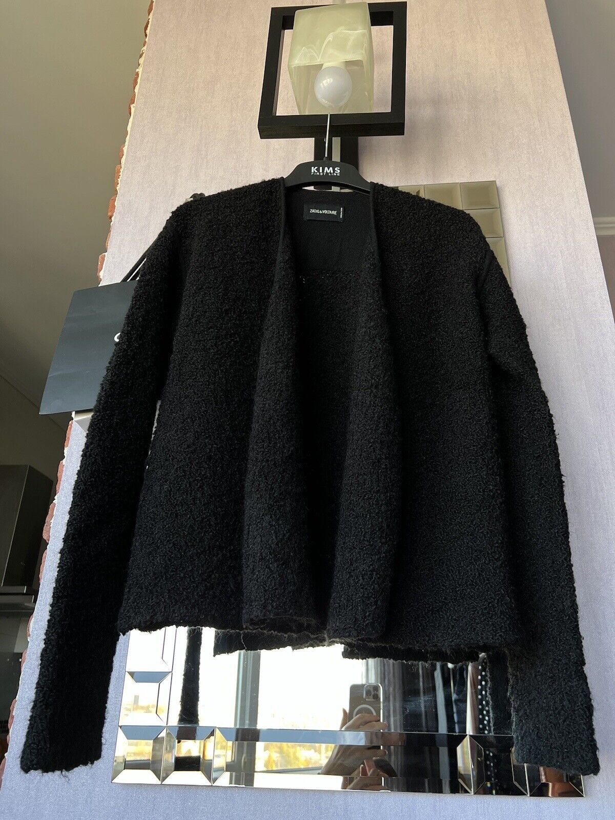 Zadig & Voltaire Zadig & Voltaire Cardigan Black Wool Blend Size S Size S / US 4 / IT 40 - 1 Thumbnail