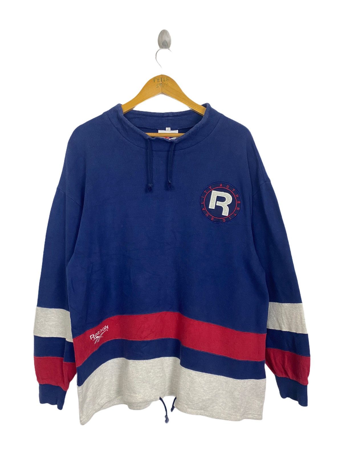 Reebok × Vintage VINTAGE REEBOK TURTLENECK SWEATER NICE DESIGN Size US L / EU 52-54 / 3 - 1 Thumbnail