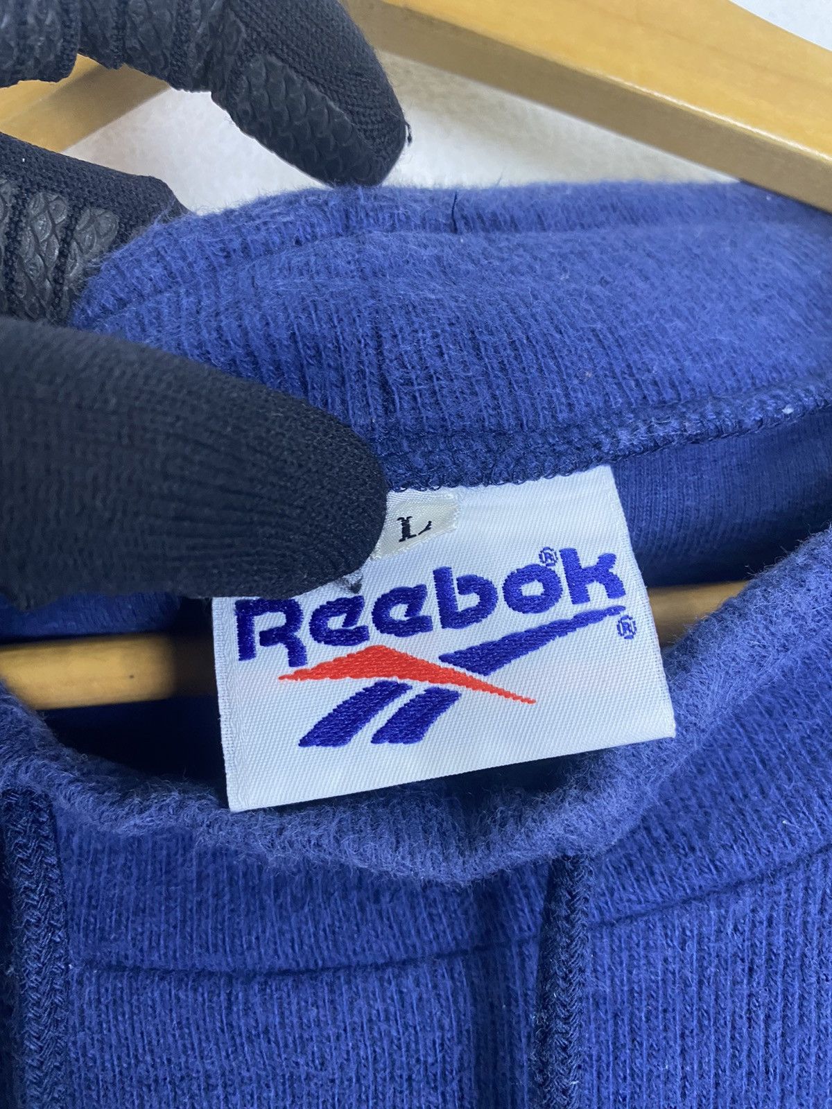 Reebok × Vintage VINTAGE REEBOK TURTLENECK SWEATER NICE DESIGN Size US L / EU 52-54 / 3 - 8 Thumbnail