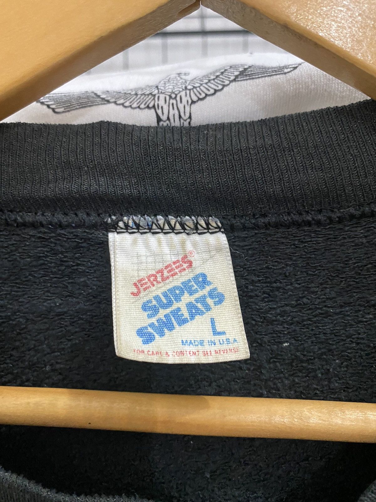 Jerzees × Vintage Vintage 1HR Sweatshirt Size US L / EU 52-54 / 3 - 5 Thumbnail