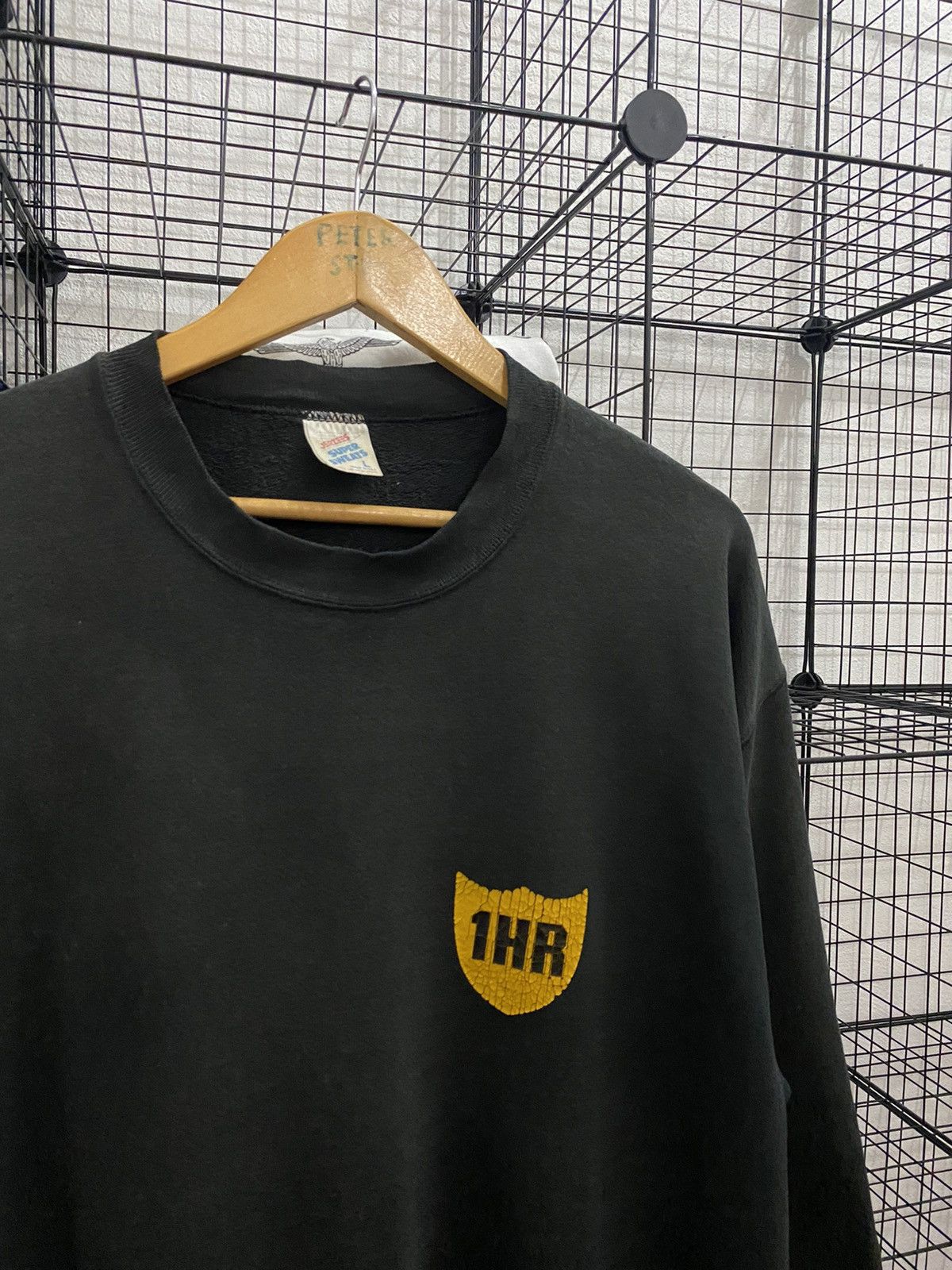 Jerzees × Vintage Vintage 1HR Sweatshirt Size US L / EU 52-54 / 3 - 2 Thumbnail