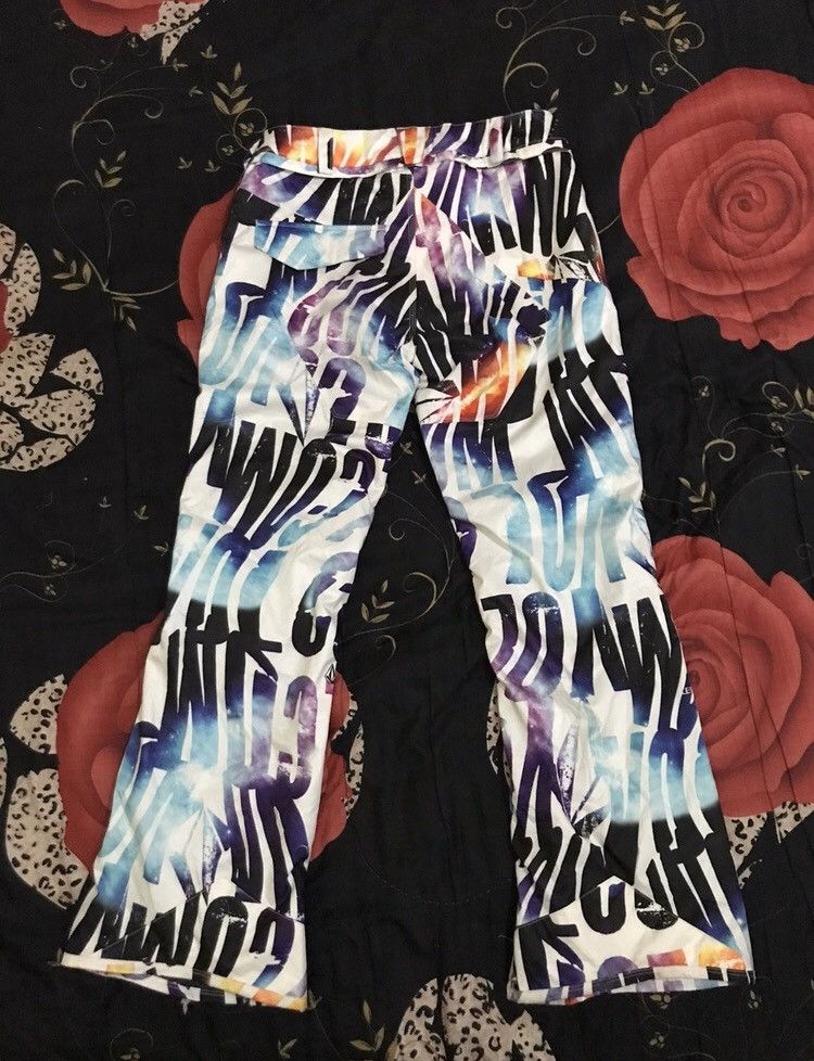 Volcom 🔥rare🔥volcom multicolor ski pants s35 Size US 35 - 2 Thumbnail