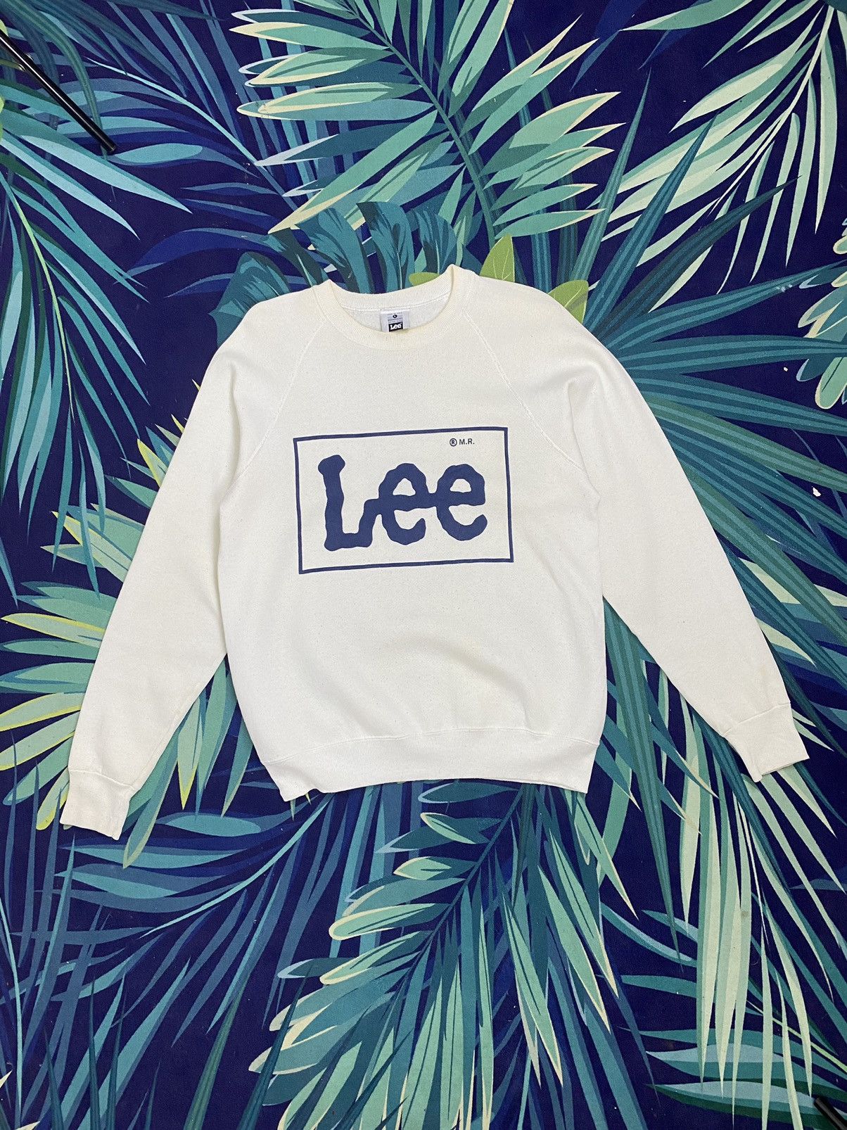 Lee × Vintage VINTAGE LEE MADE IN USA BIG LOGO SWEATSHIRT Size US L / EU 52-54 / 3 - 1 Thumbnail