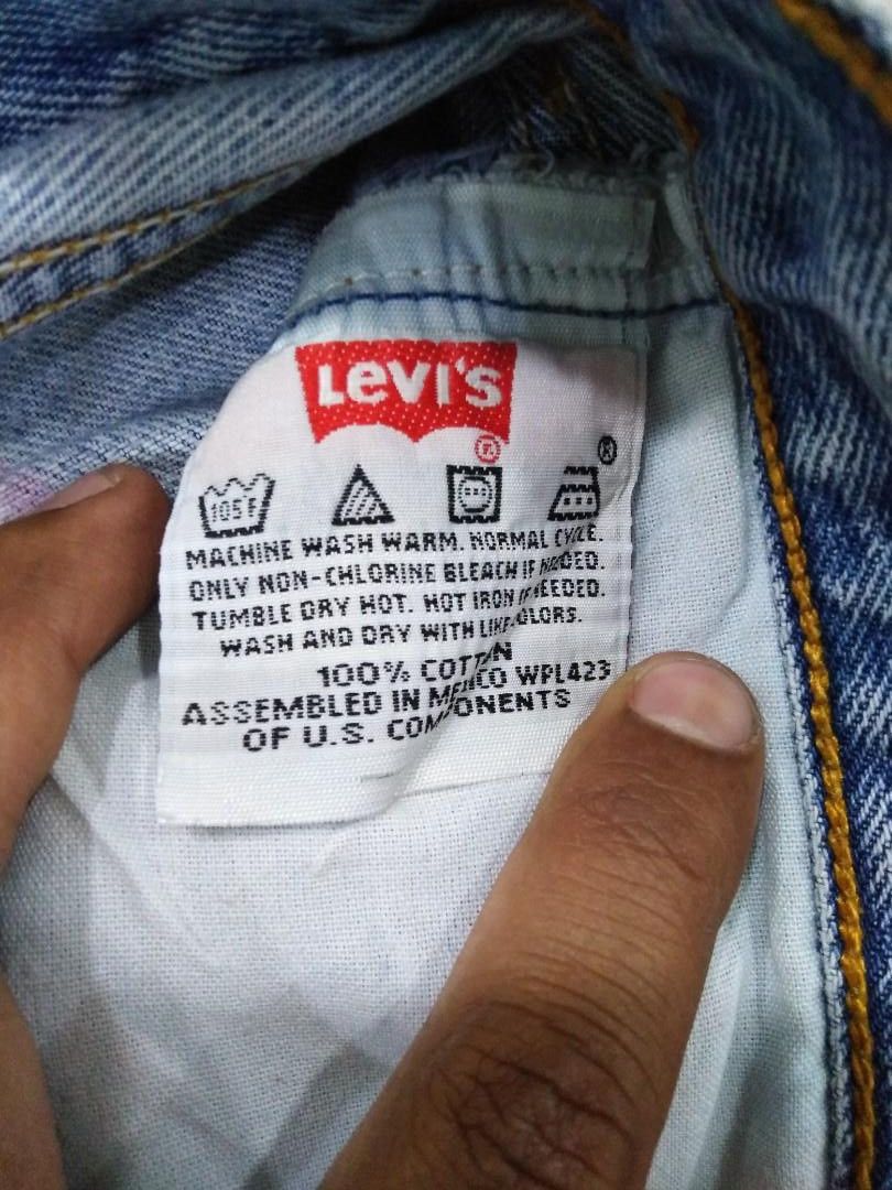 Levi's Custom Levi’s 501 USA Flag Print – Reworked by G Rags 72 Size US 35 - 7 Thumbnail