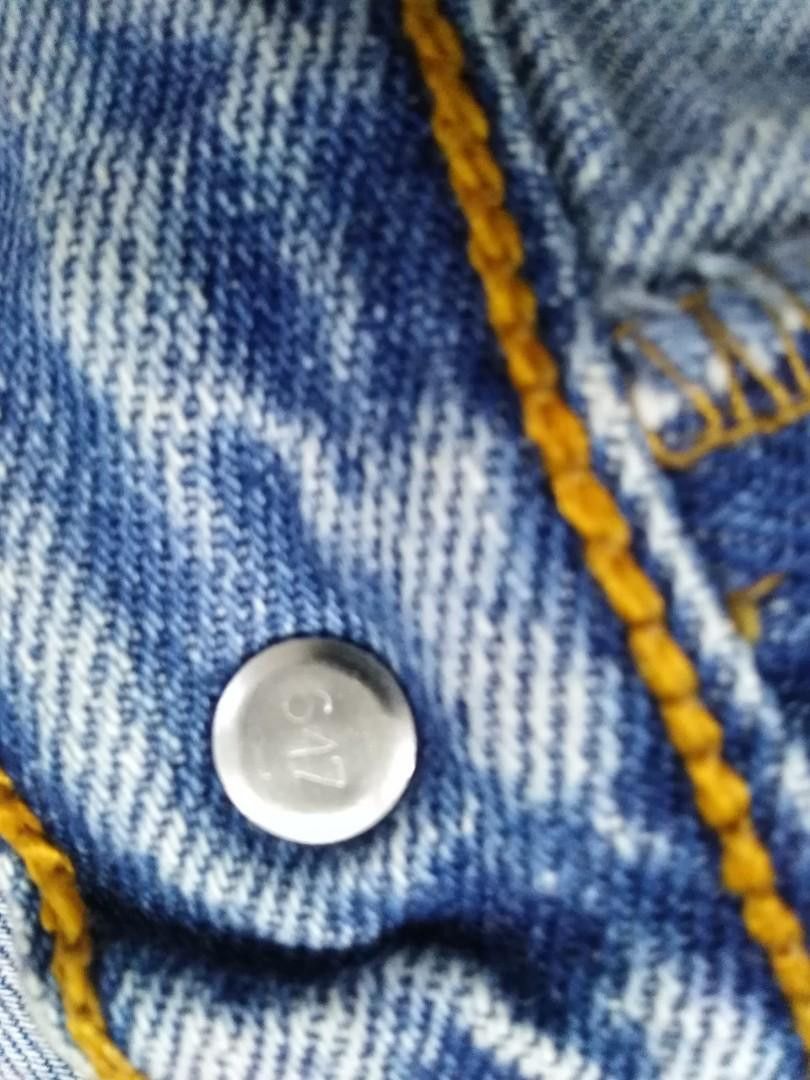 Levi's Custom Levi’s 501 USA Flag Print – Reworked by G Rags 72 Size US 35 - 6 Thumbnail
