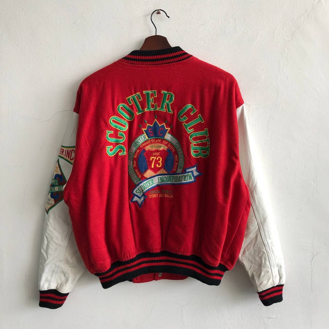 Vintage Vintage 90’s Scooter Club Joshua Berger Jacket Size US S / EU 44-46 / 1 - 1 Thumbnail