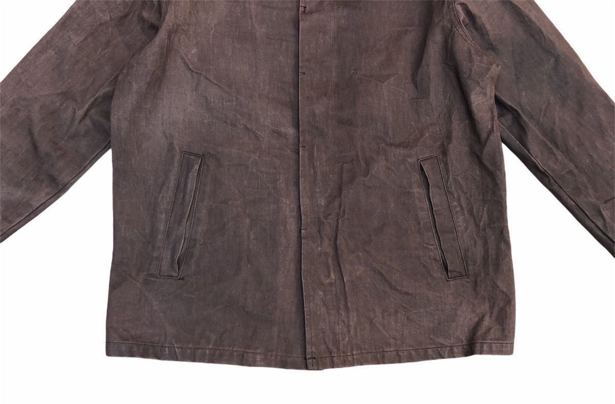 Japanese Brand × Takeo Kikuchi Takeo Kikuchi Wax Coated Shawl Collar Jacket Size US M / EU 48-50 / 2 - 5 Thumbnail