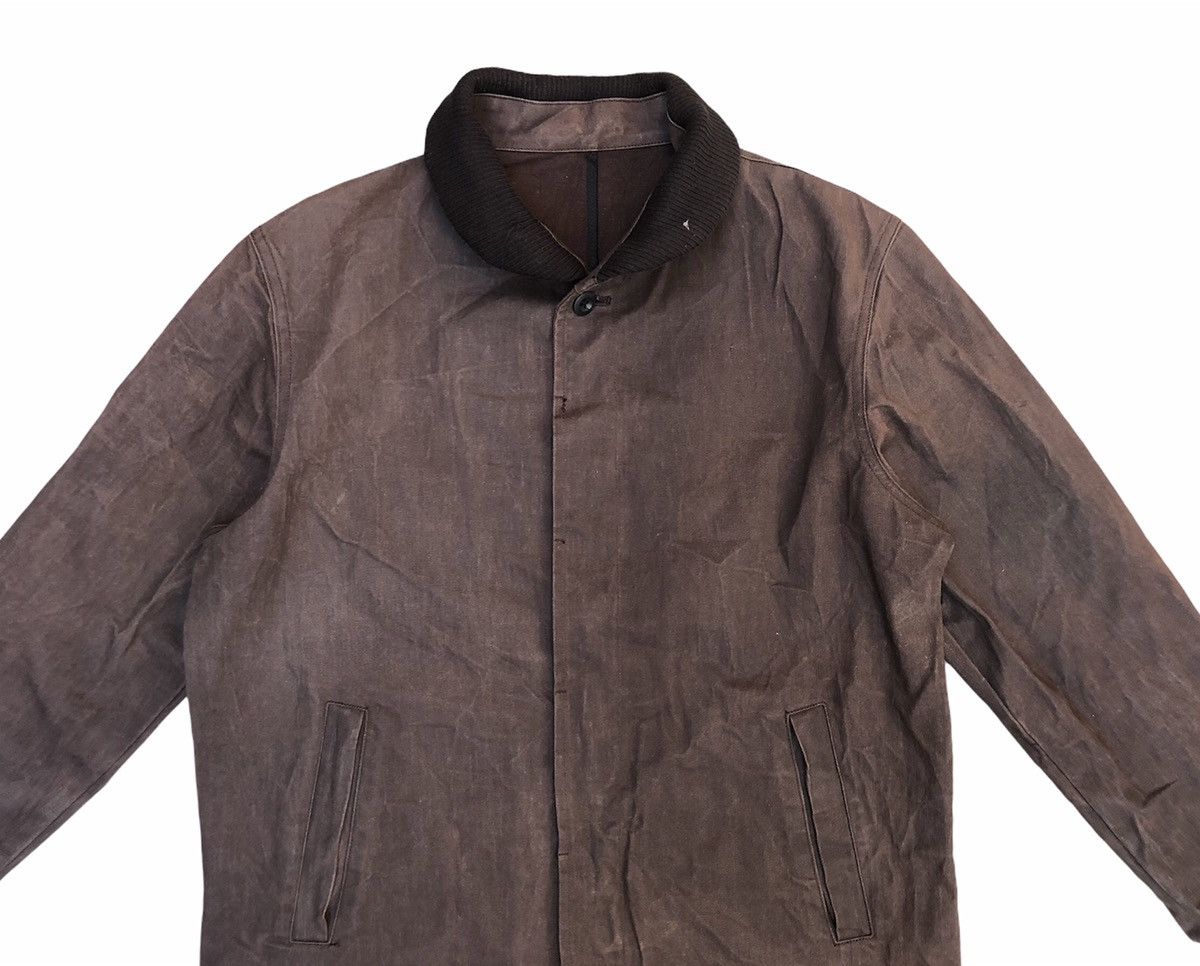 Japanese Brand × Takeo Kikuchi Takeo Kikuchi Wax Coated Shawl Collar Jacket Size US M / EU 48-50 / 2 - 4 Thumbnail