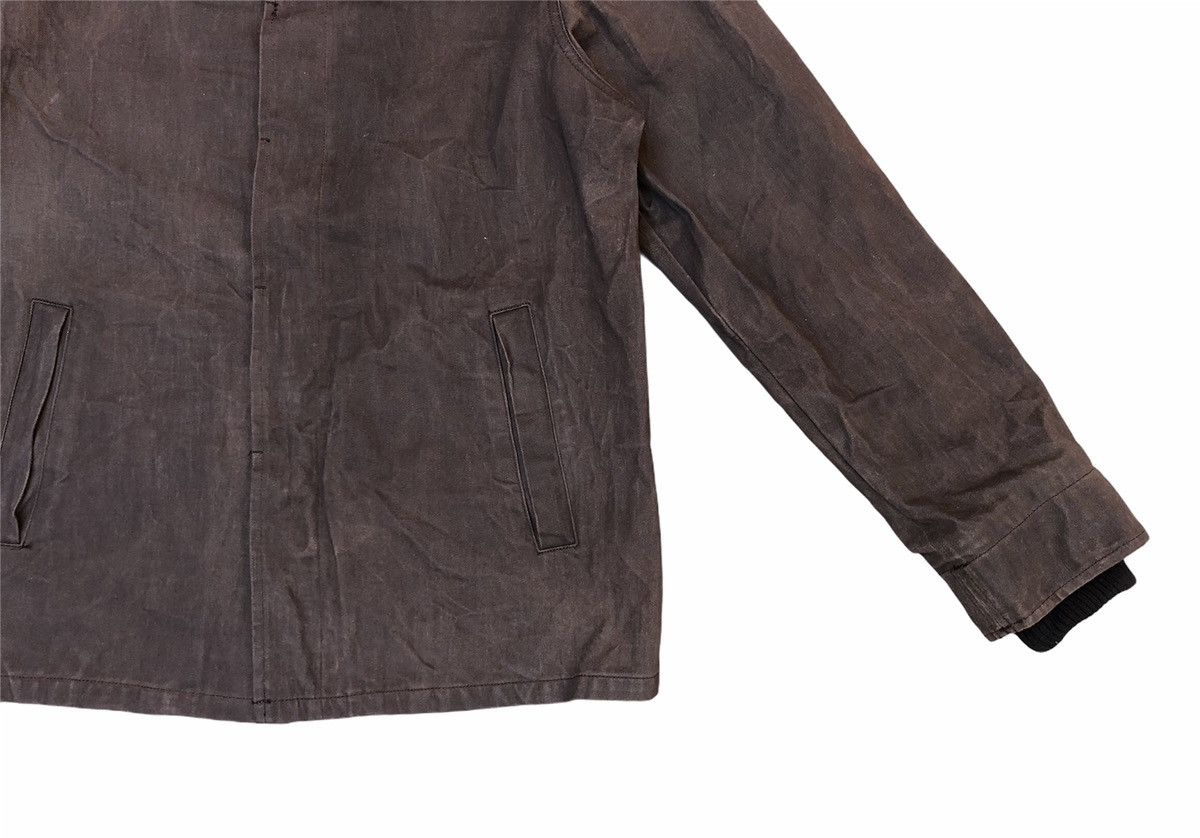 Japanese Brand × Takeo Kikuchi Takeo Kikuchi Wax Coated Shawl Collar Jacket Size US M / EU 48-50 / 2 - 6 Thumbnail