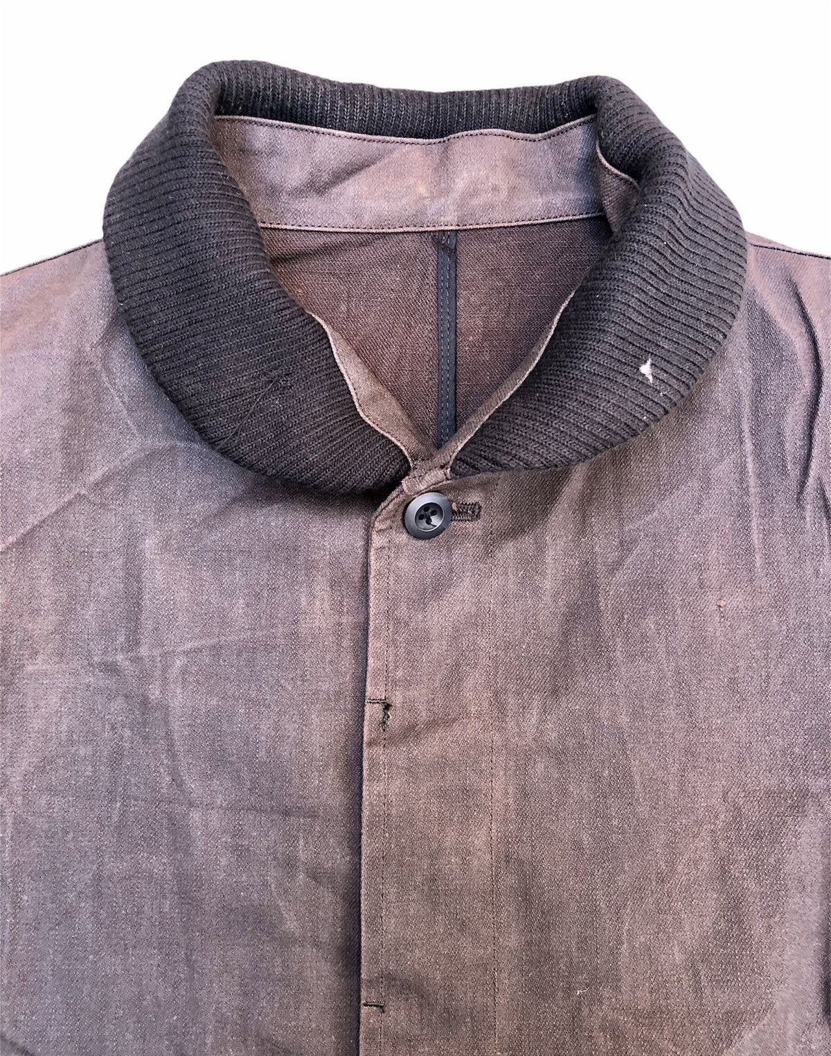 Takeo kikuchi knit sweater - Gem 2000s TAKEO KIKUCHI swede zip up