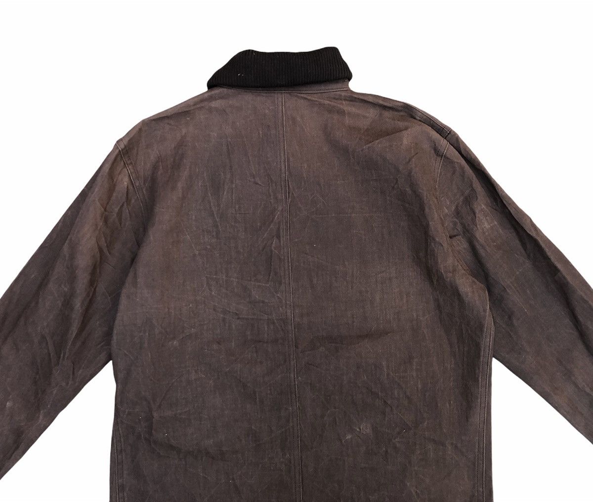 Japanese Brand × Takeo Kikuchi Takeo Kikuchi Wax Coated Shawl Collar Jacket Size US M / EU 48-50 / 2 - 9 Thumbnail