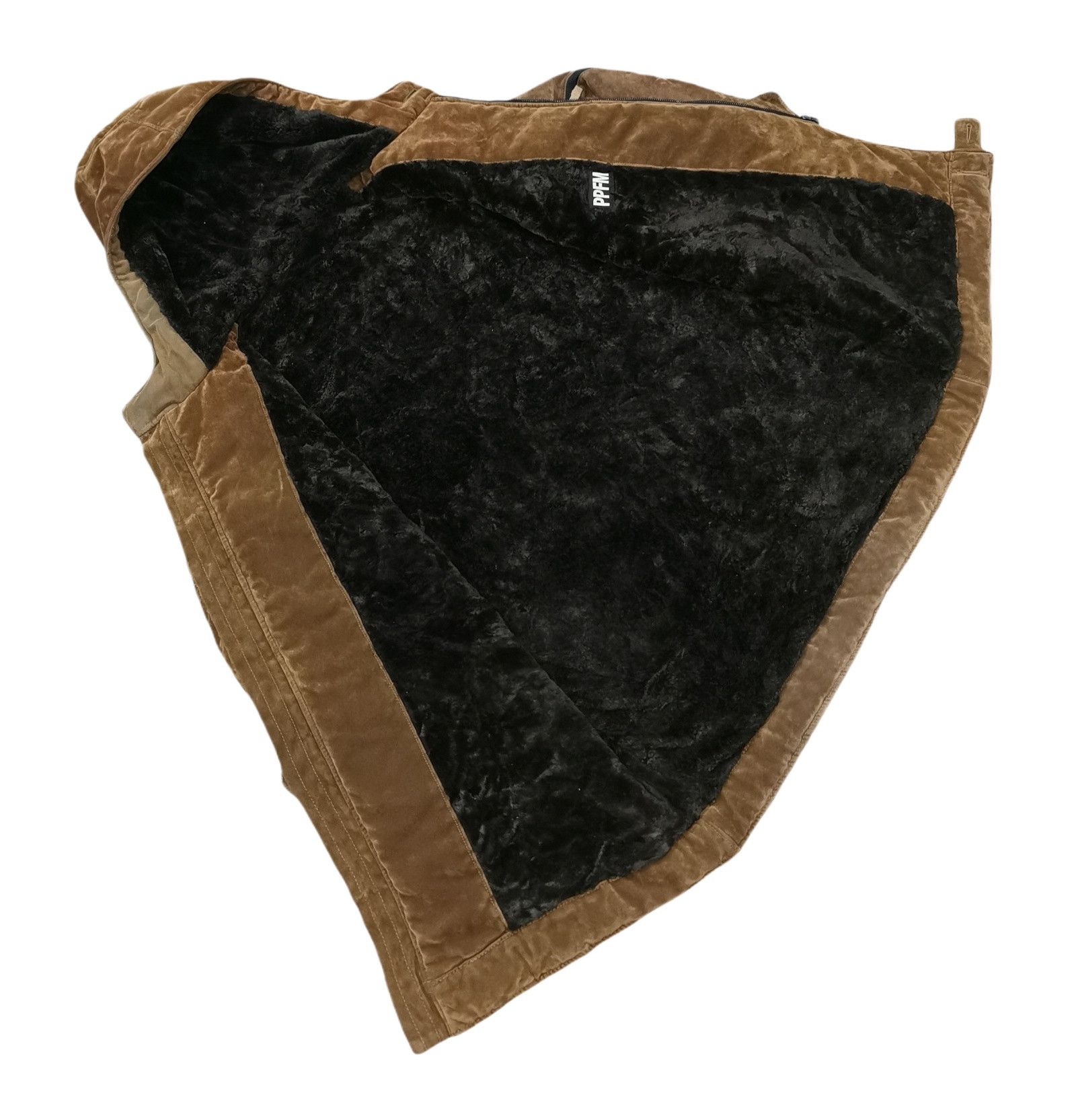 If Six Was Nine PPFM Velvet Shearling Parka Heavy Jacket Size US M / EU 48-50 / 2 - 14 Thumbnail