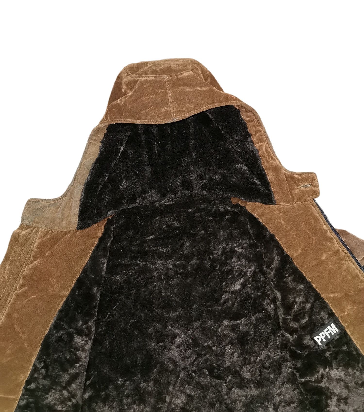 If Six Was Nine PPFM Velvet Shearling Parka Heavy Jacket Size US M / EU 48-50 / 2 - 16 Thumbnail