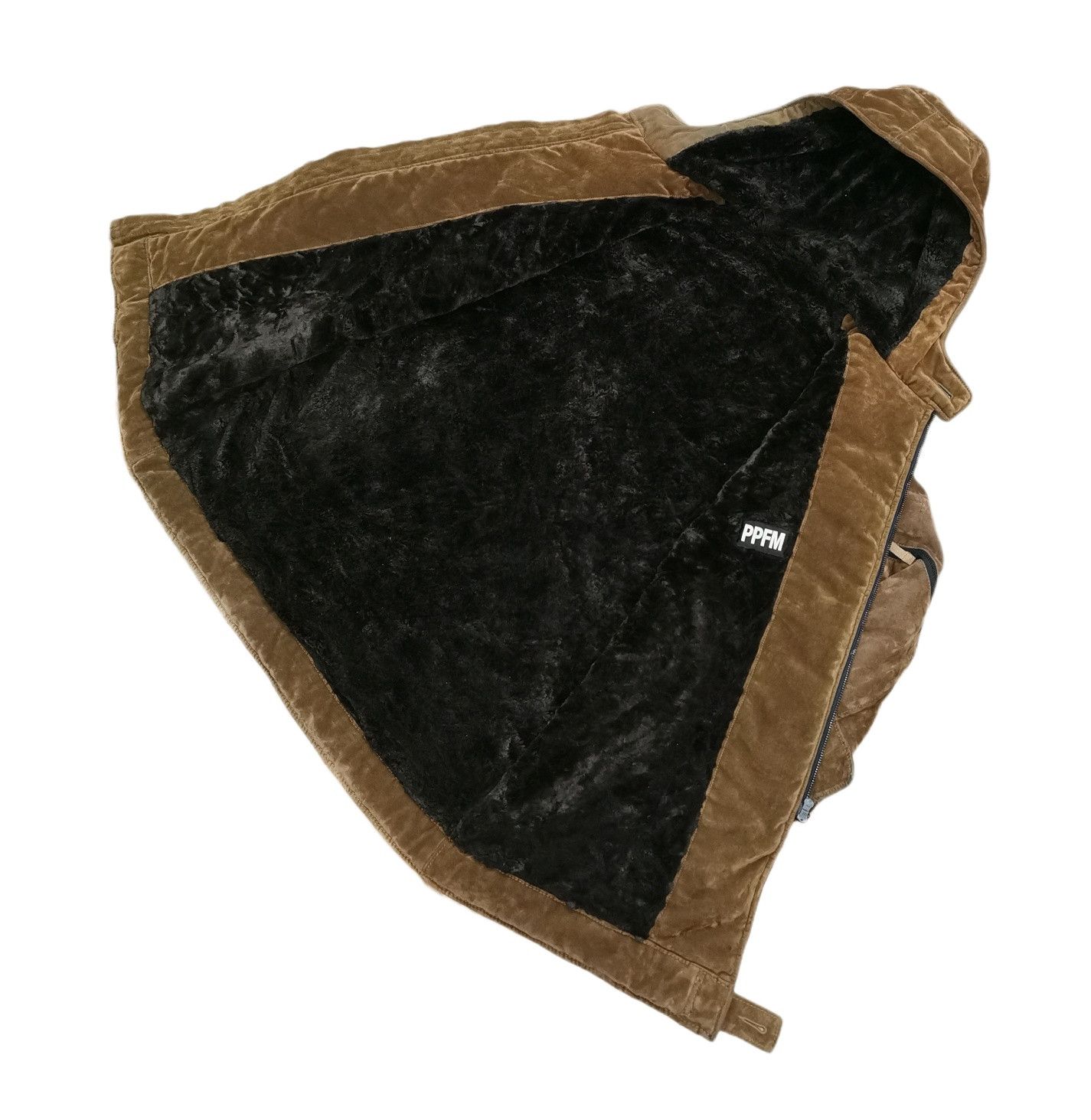 If Six Was Nine PPFM Velvet Shearling Parka Heavy Jacket Size US M / EU 48-50 / 2 - 15 Thumbnail