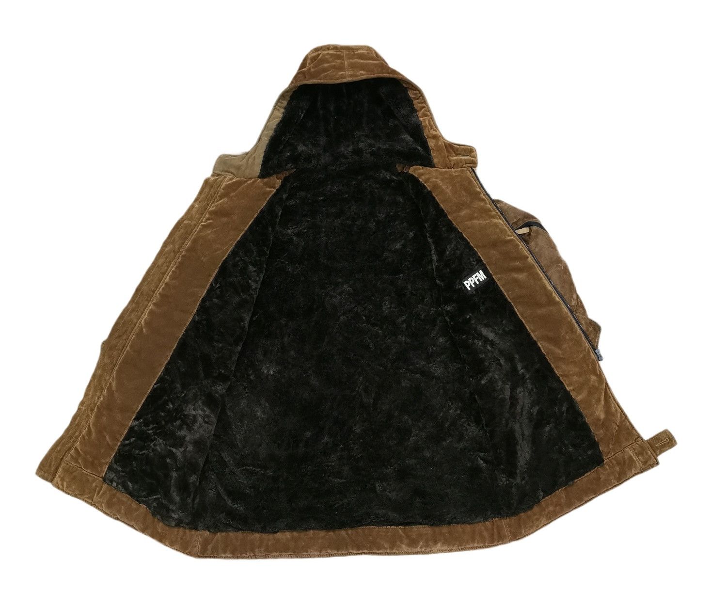 If Six Was Nine PPFM Velvet Shearling Parka Heavy Jacket Size US M / EU 48-50 / 2 - 13 Thumbnail