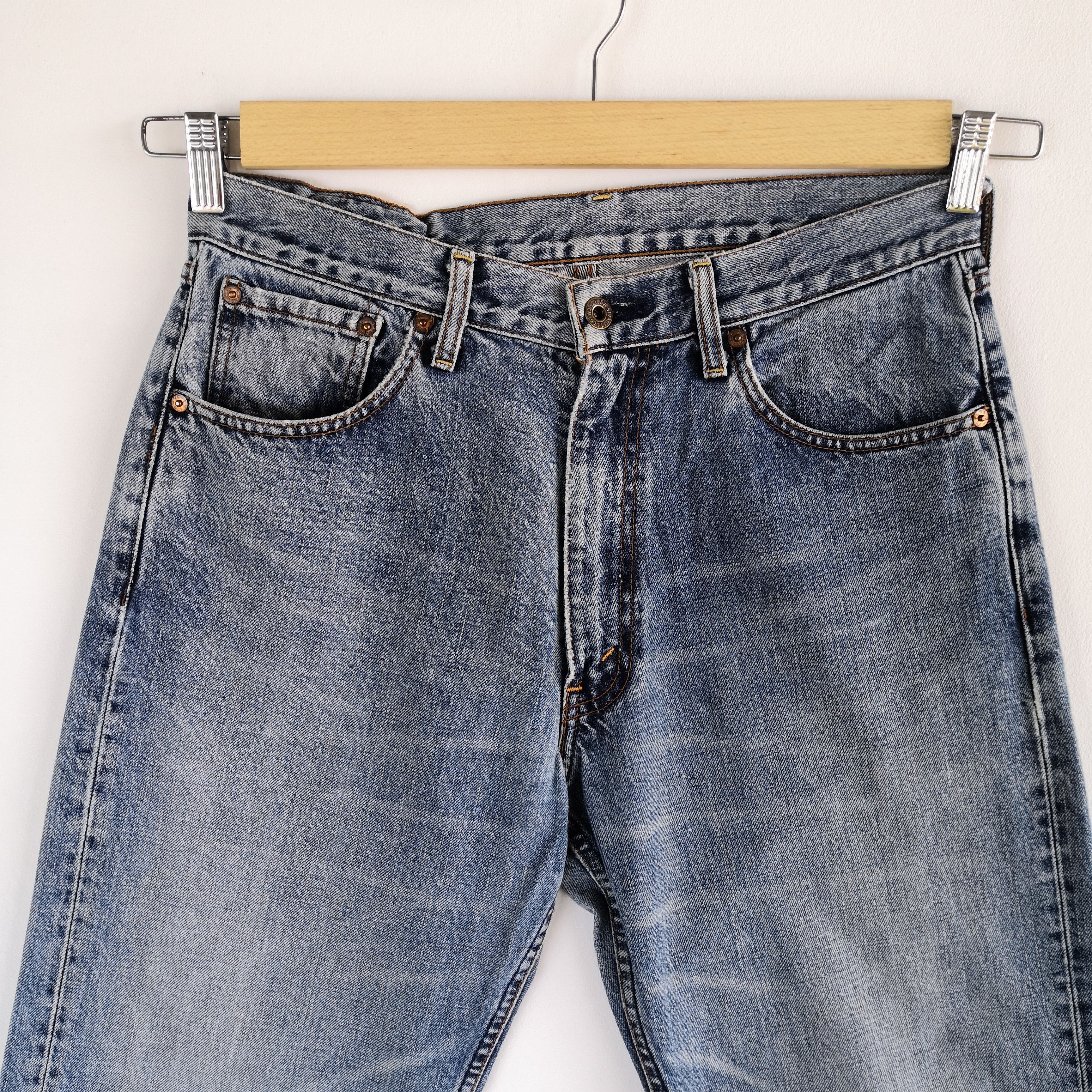 Levi's Vintage Levis Faded Blue Jeans Light Wash Levi's Denim Size US 30 / EU 46 - 4 Thumbnail