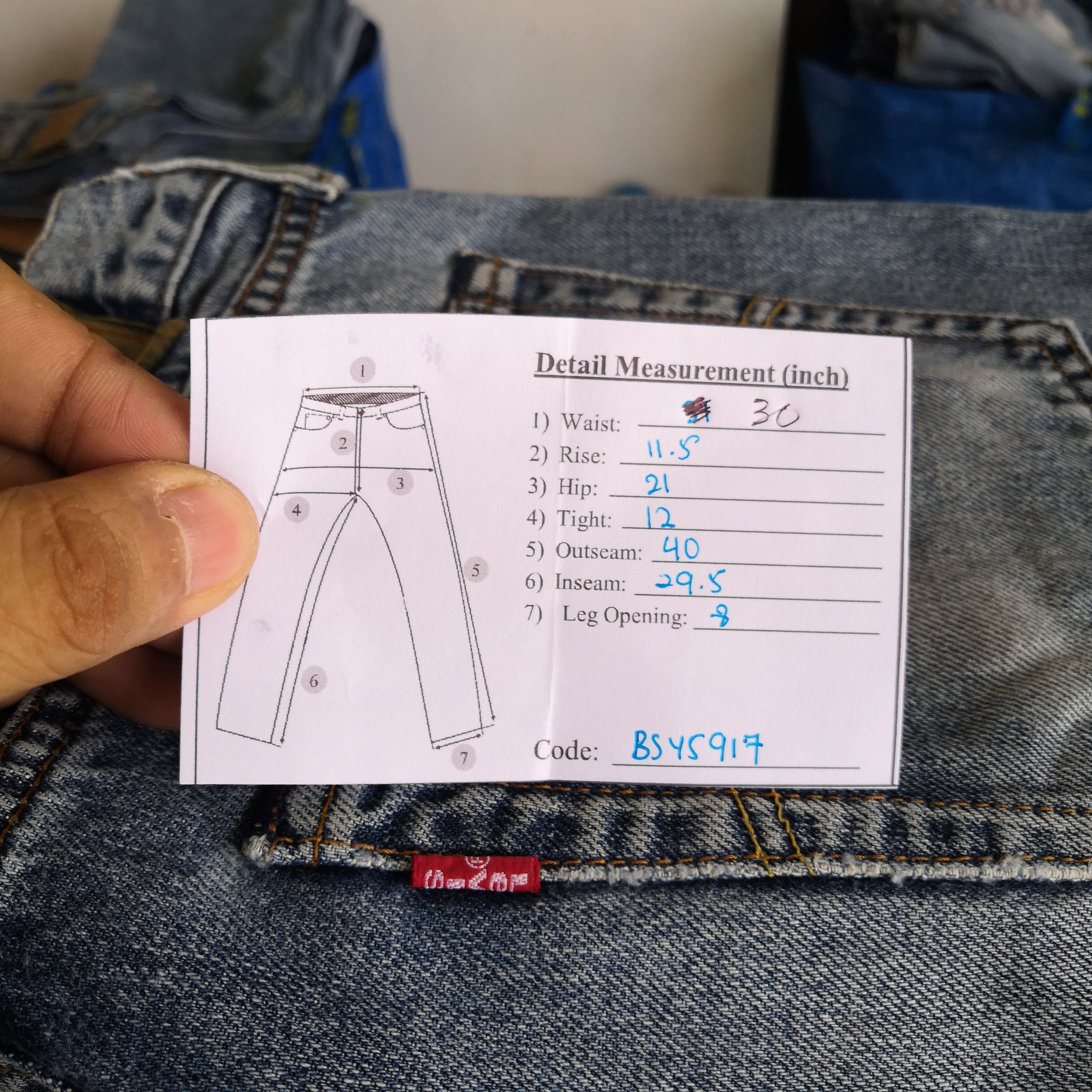 Levi's Vintage Levis Faded Blue Jeans Light Wash Levi's Denim Size US 30 / EU 46 - 13 Thumbnail