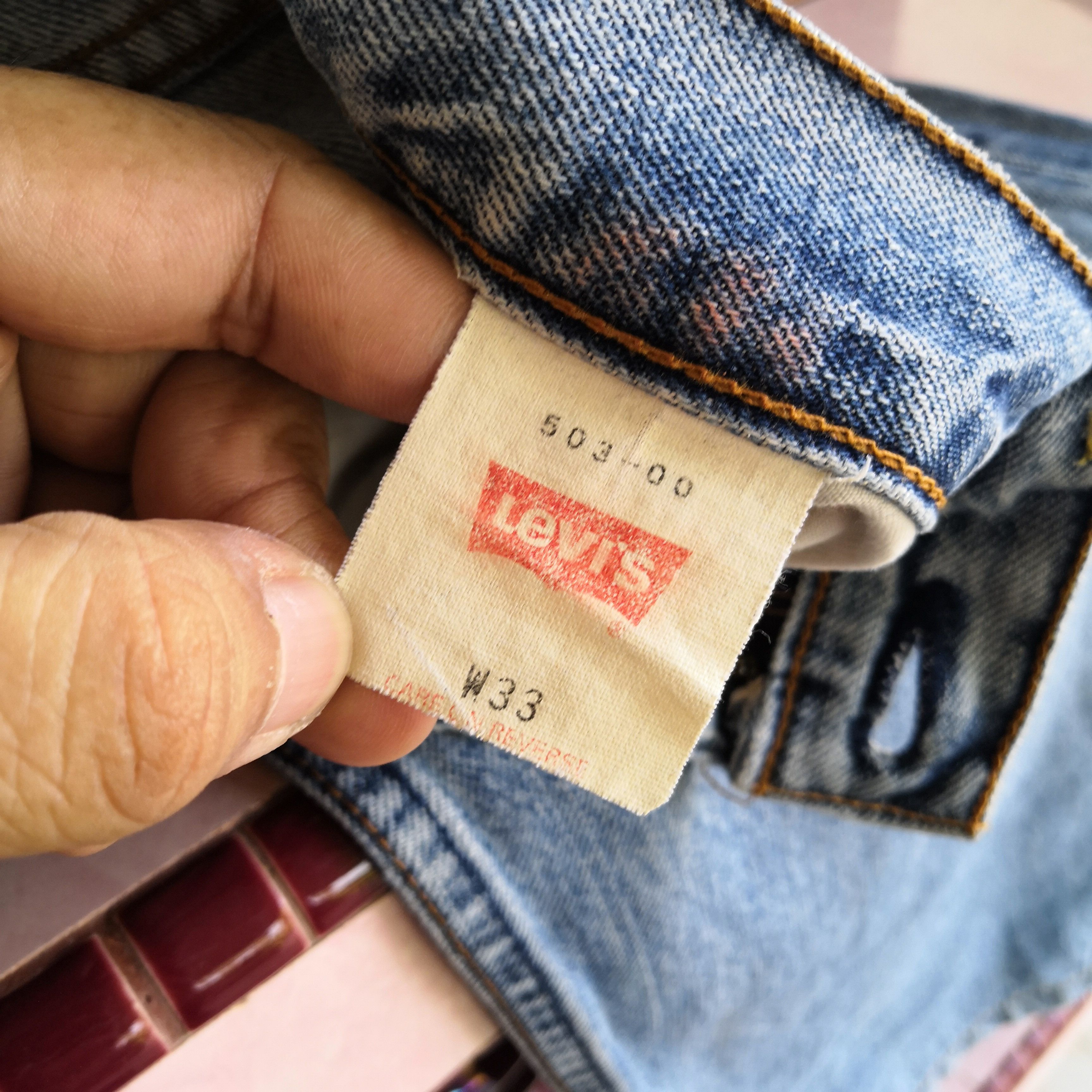 Levi's Vintage Levis Faded Blue Jeans Light Wash Levi's Denim Size US 30 / EU 46 - 11 Thumbnail