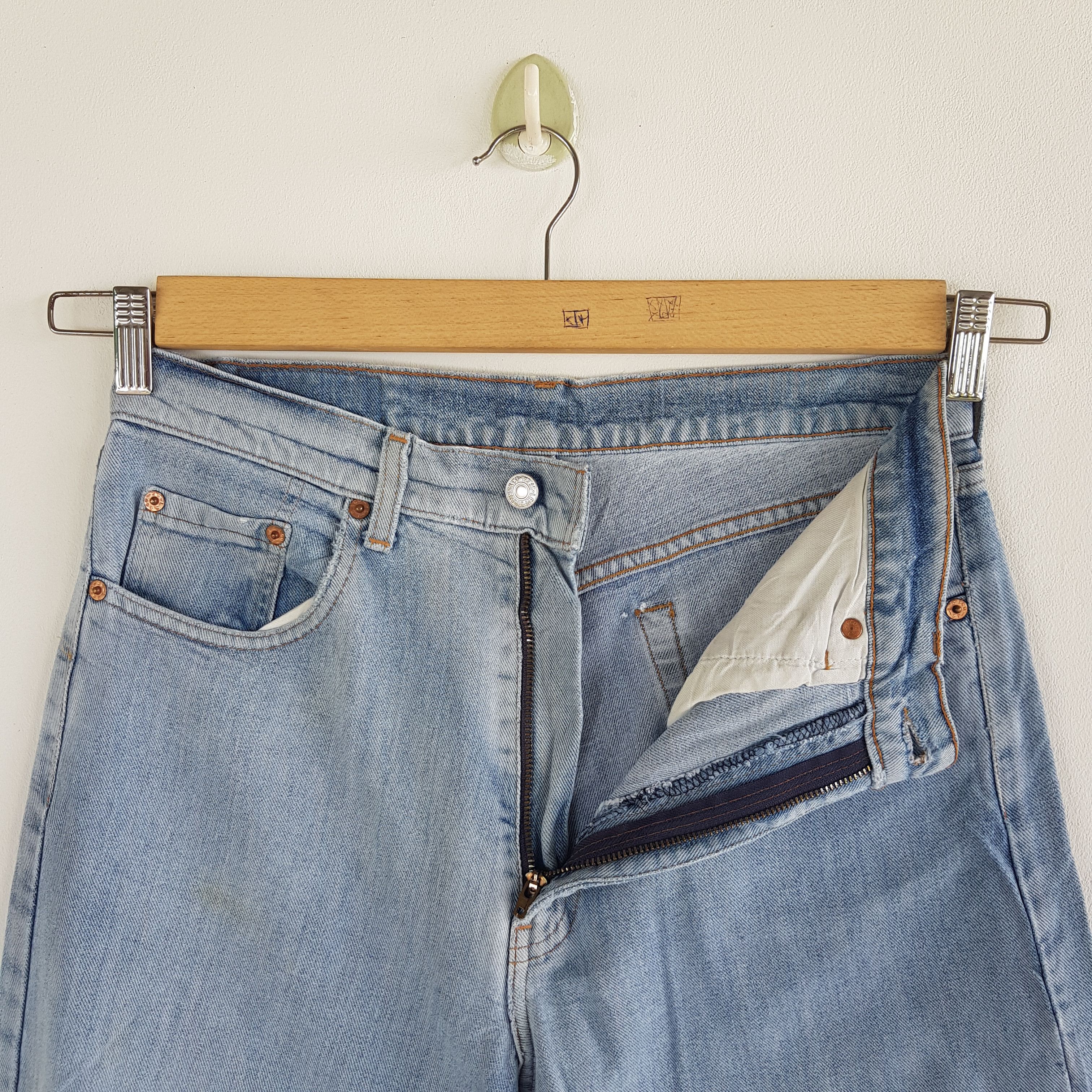 Levi's Vintage Levis Sun Faded Jeans Light Wash Levi's 512 Denim Size 28" / US 6 / IT 42 - 8 Thumbnail