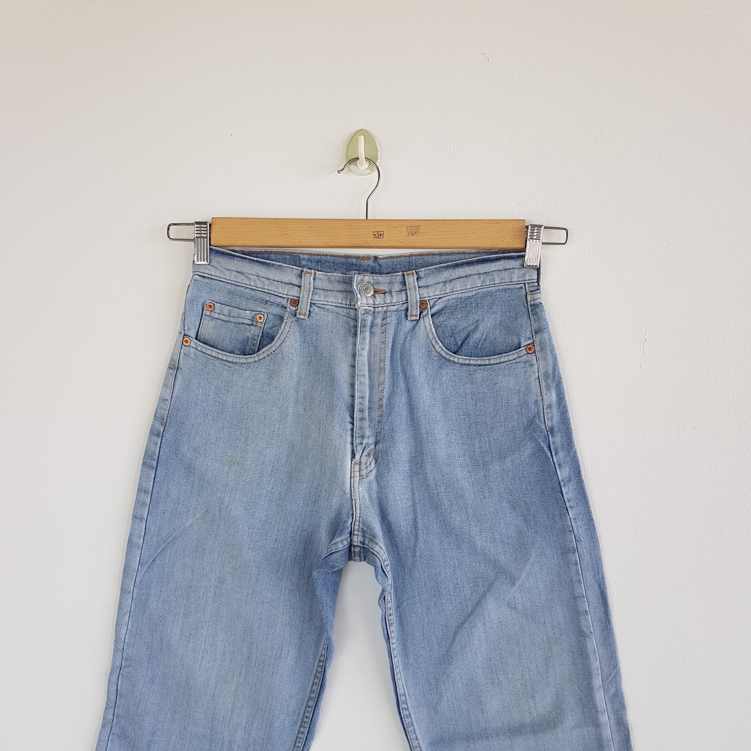 Levi's Vintage Levis Sun Faded Jeans Light Wash Levi's 512 Denim Size 28" / US 6 / IT 42 - 3 Thumbnail