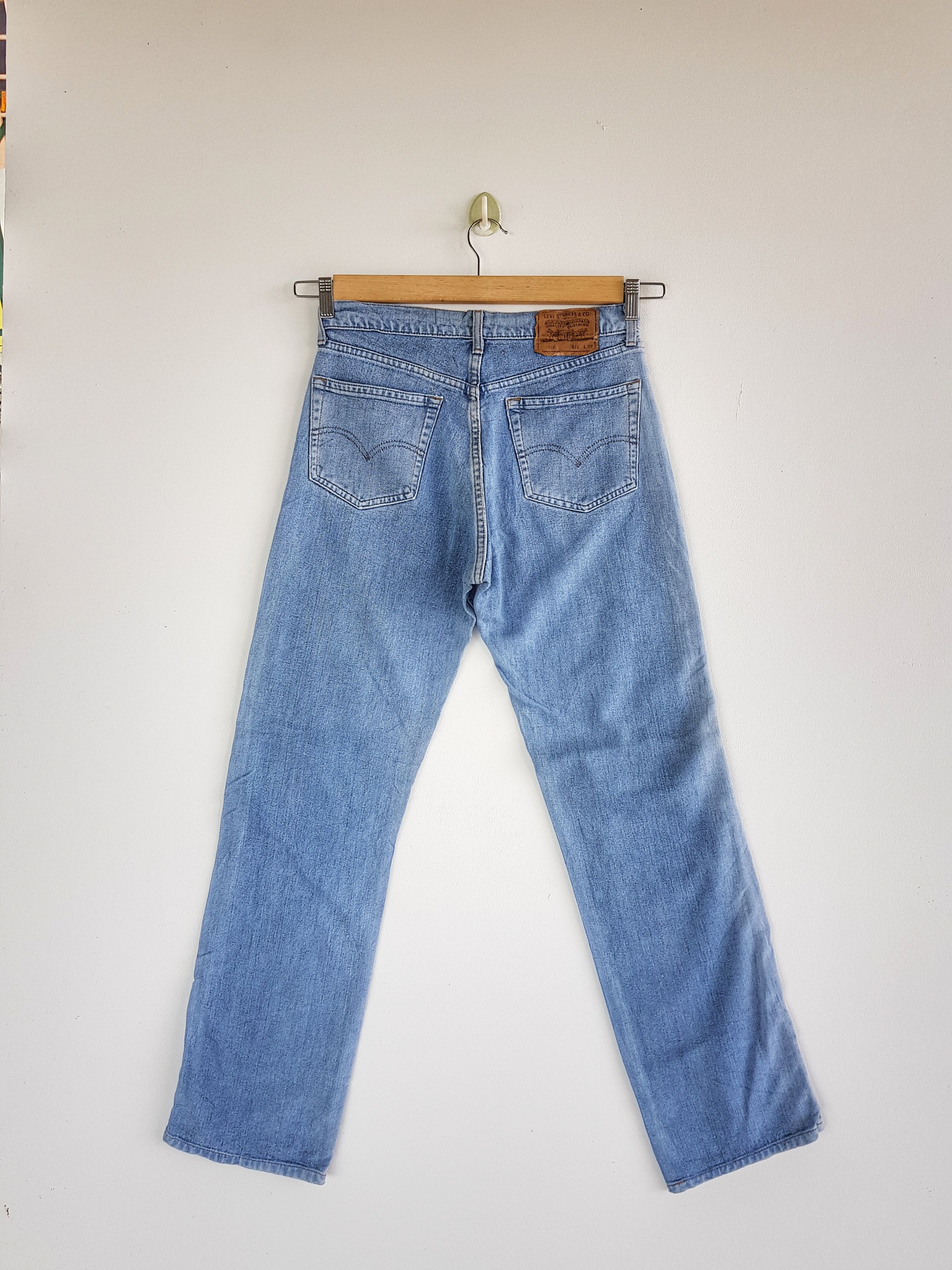 Levi's Vintage Levis Sun Faded Jeans Light Wash Levi's 512 Denim Size 28" / US 6 / IT 42 - 2 Thumbnail