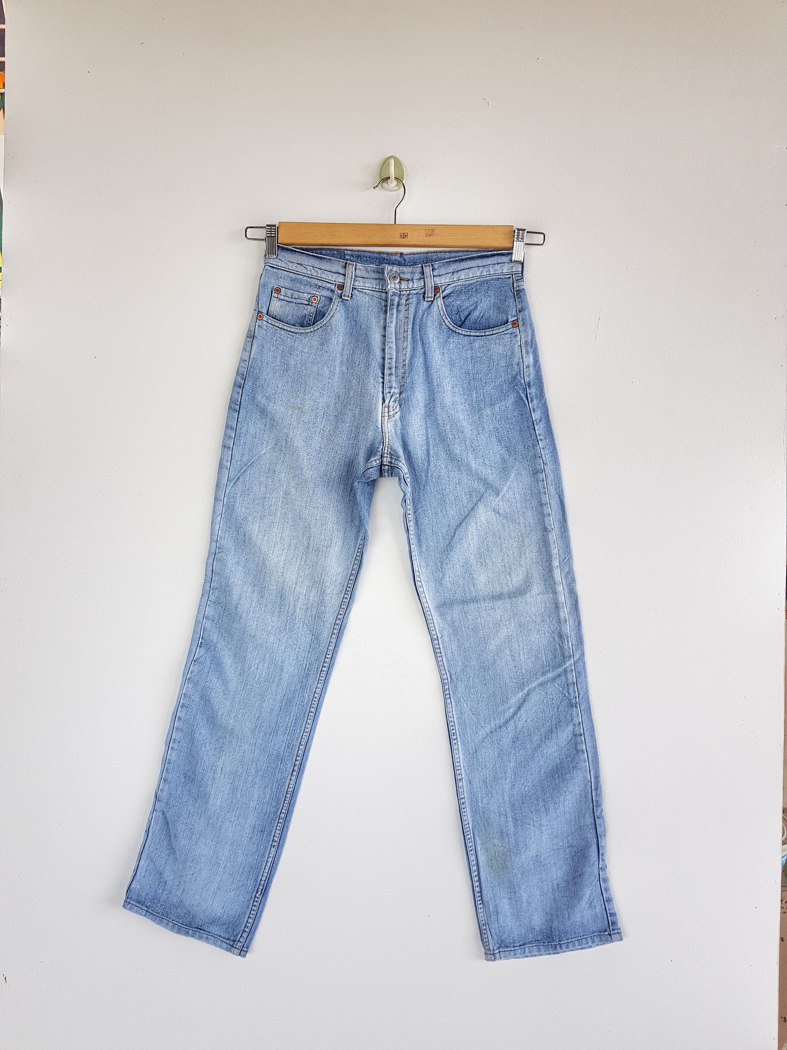 Levi's Vintage Levis Sun Faded Jeans Light Wash Levi's 512 Denim Size 28" / US 6 / IT 42 - 1 Thumbnail