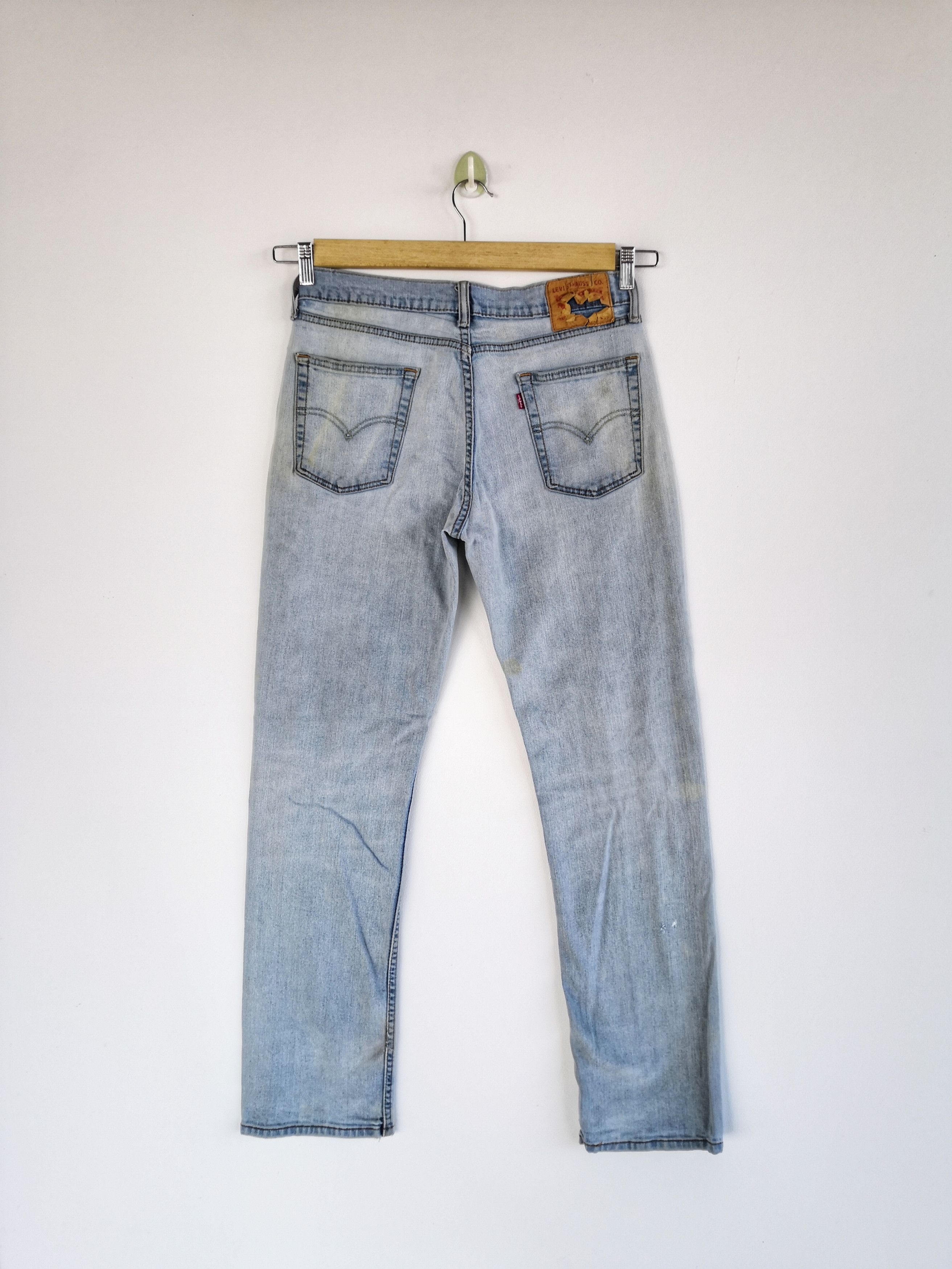 Levi's Vintage Levis Rusty Faded Jeans Light Wash Mud Levi's Denim Size US 30 / EU 46 - 2 Thumbnail