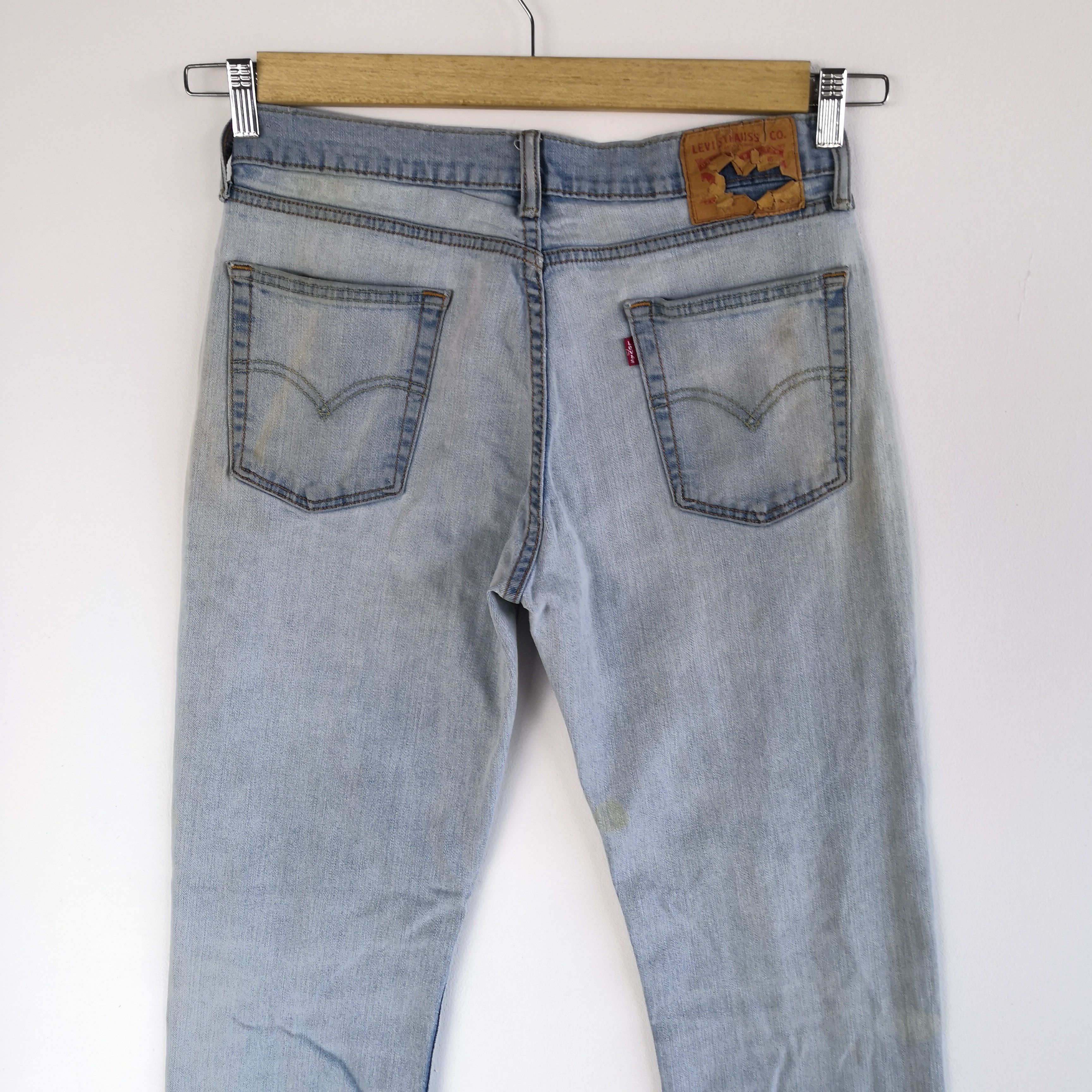 Levi's Vintage Levis Rusty Faded Jeans Light Wash Mud Levi's Denim Size US 30 / EU 46 - 4 Thumbnail
