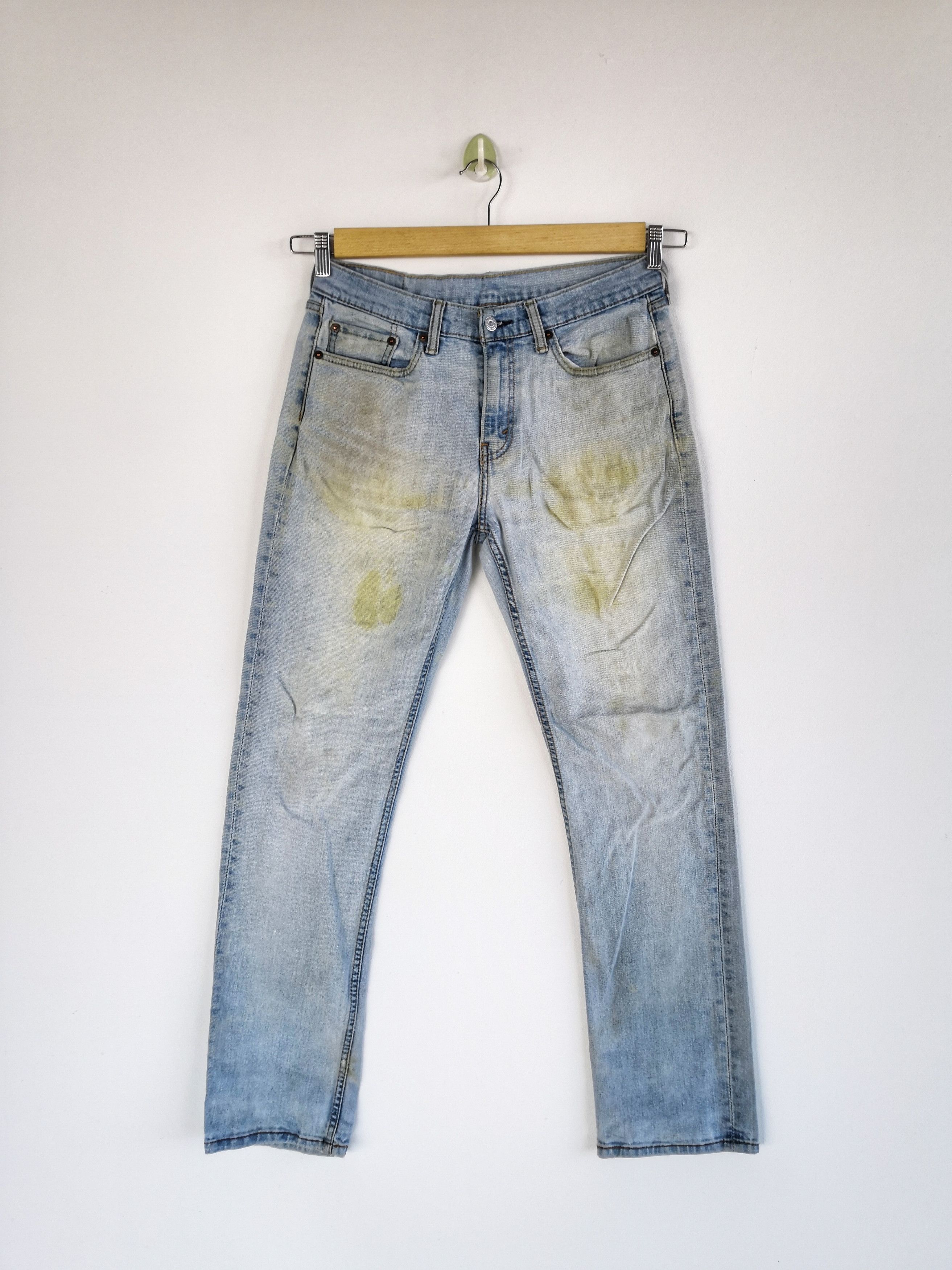 Levi's Vintage Levis Rusty Faded Jeans Light Wash Mud Levi's Denim Size US 30 / EU 46 - 1 Thumbnail
