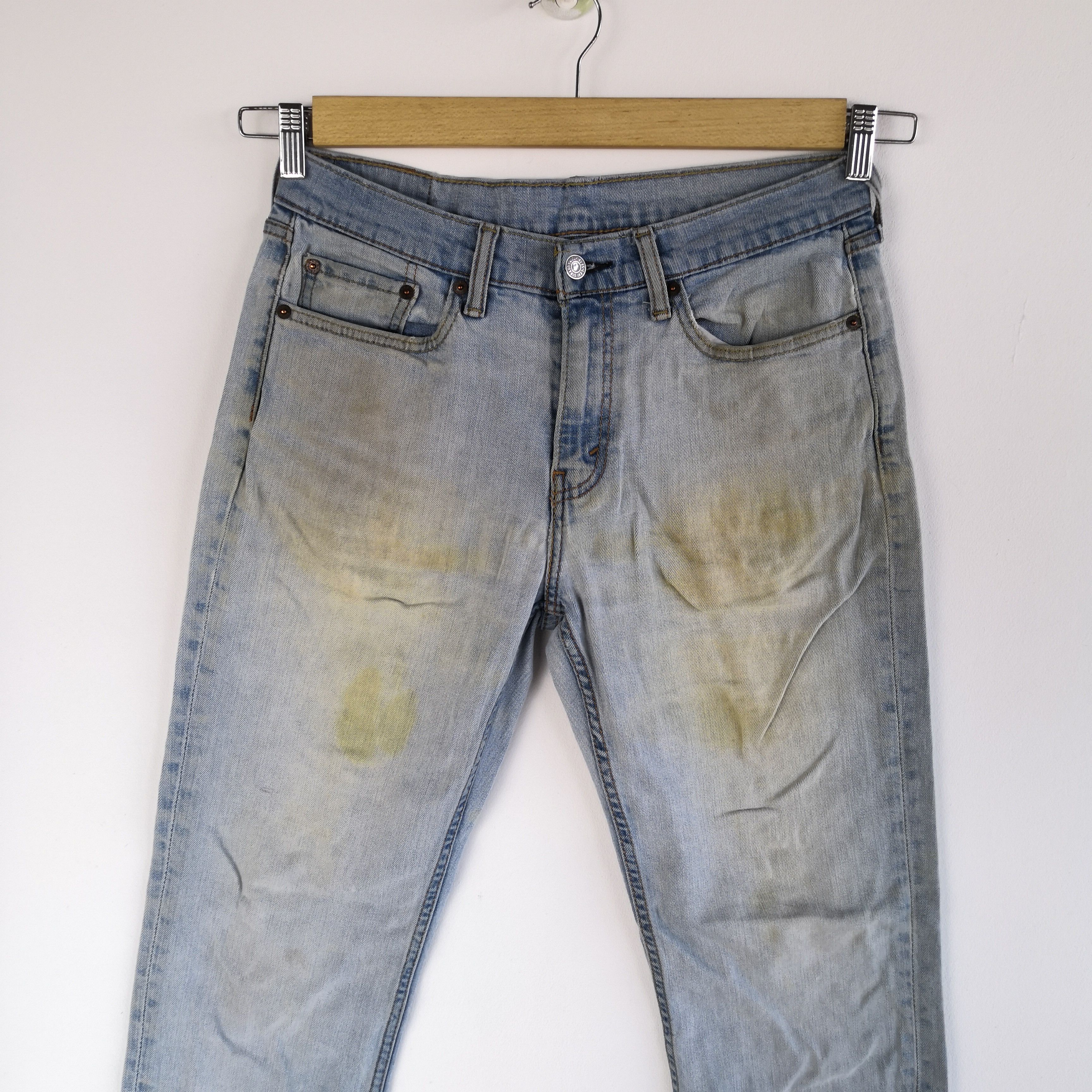 Levi's Vintage Levis Rusty Faded Jeans Light Wash Mud Levi's Denim Size US 30 / EU 46 - 3 Thumbnail