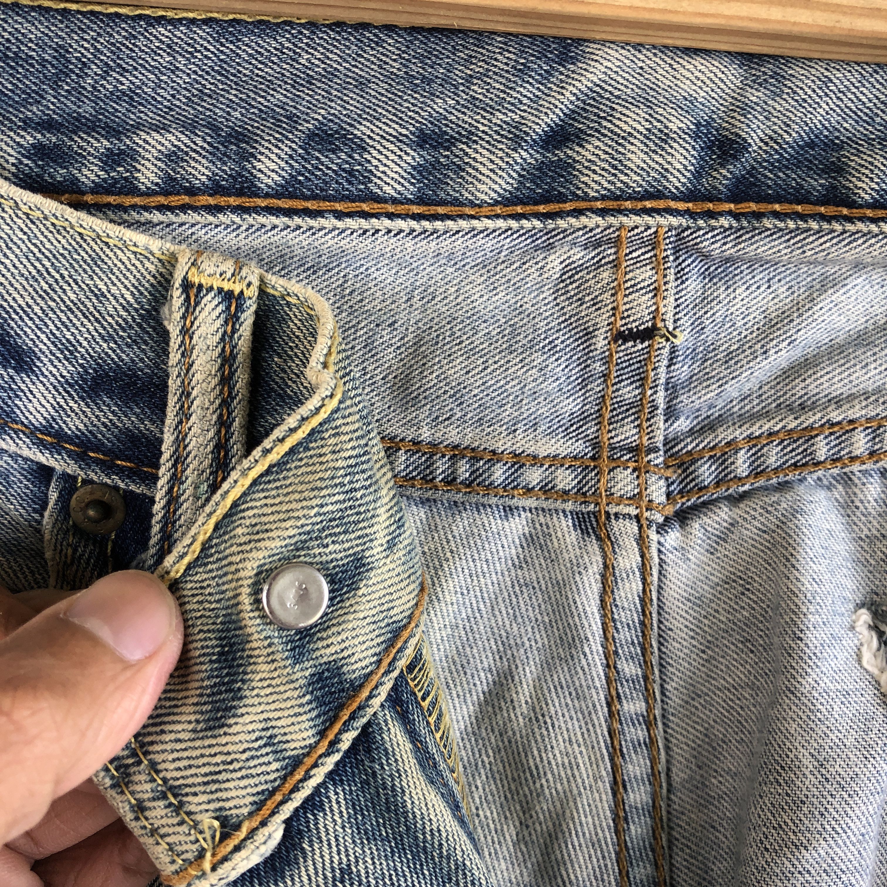 Levi's Vintage Levis Jeans Distressed Rusty Levi's 505 Denim Size US 34 / EU 50 - 9 Thumbnail