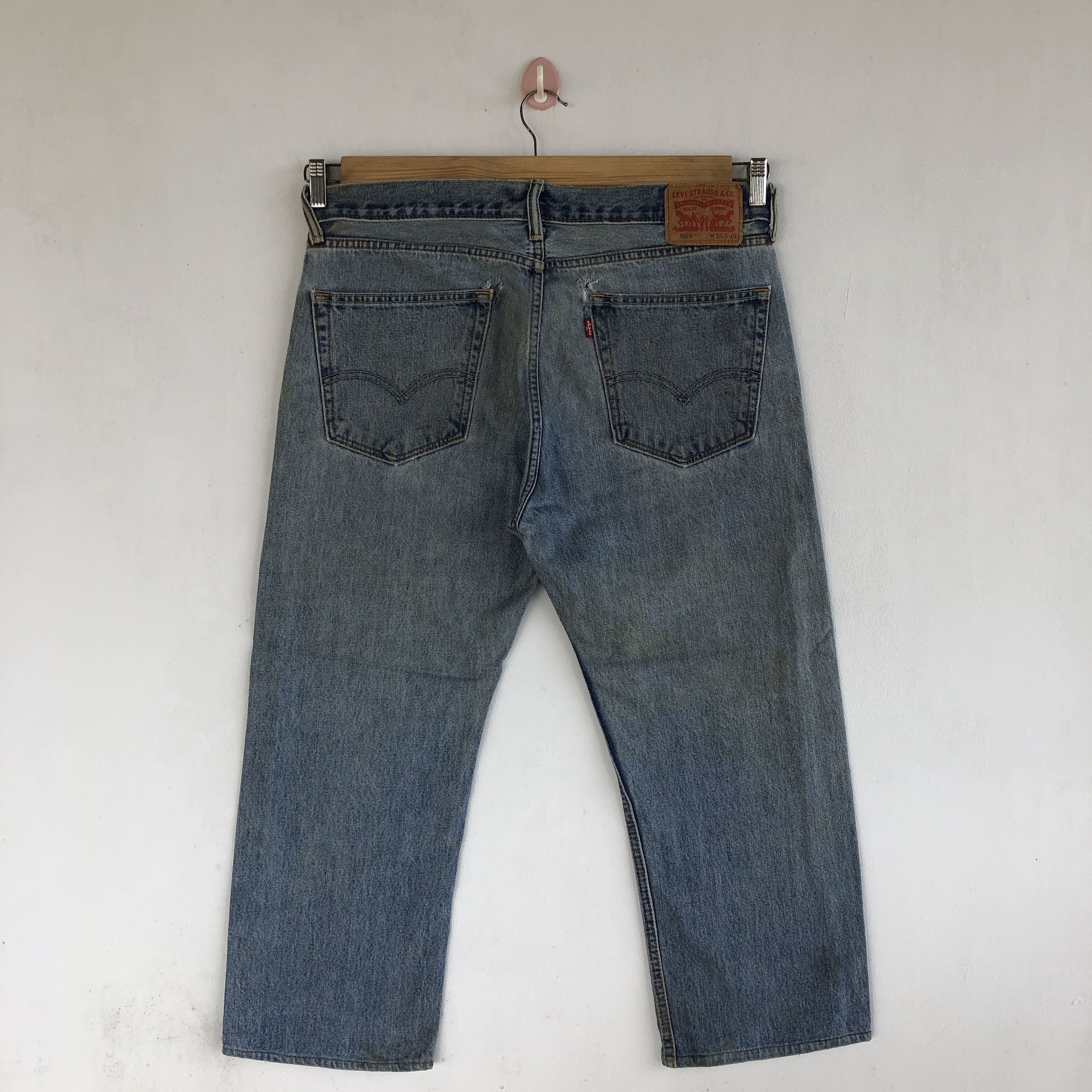 Levi's Vintage Levis Jeans Distressed Rusty Levi's 505 Denim Size US 34 / EU 50 - 2 Thumbnail