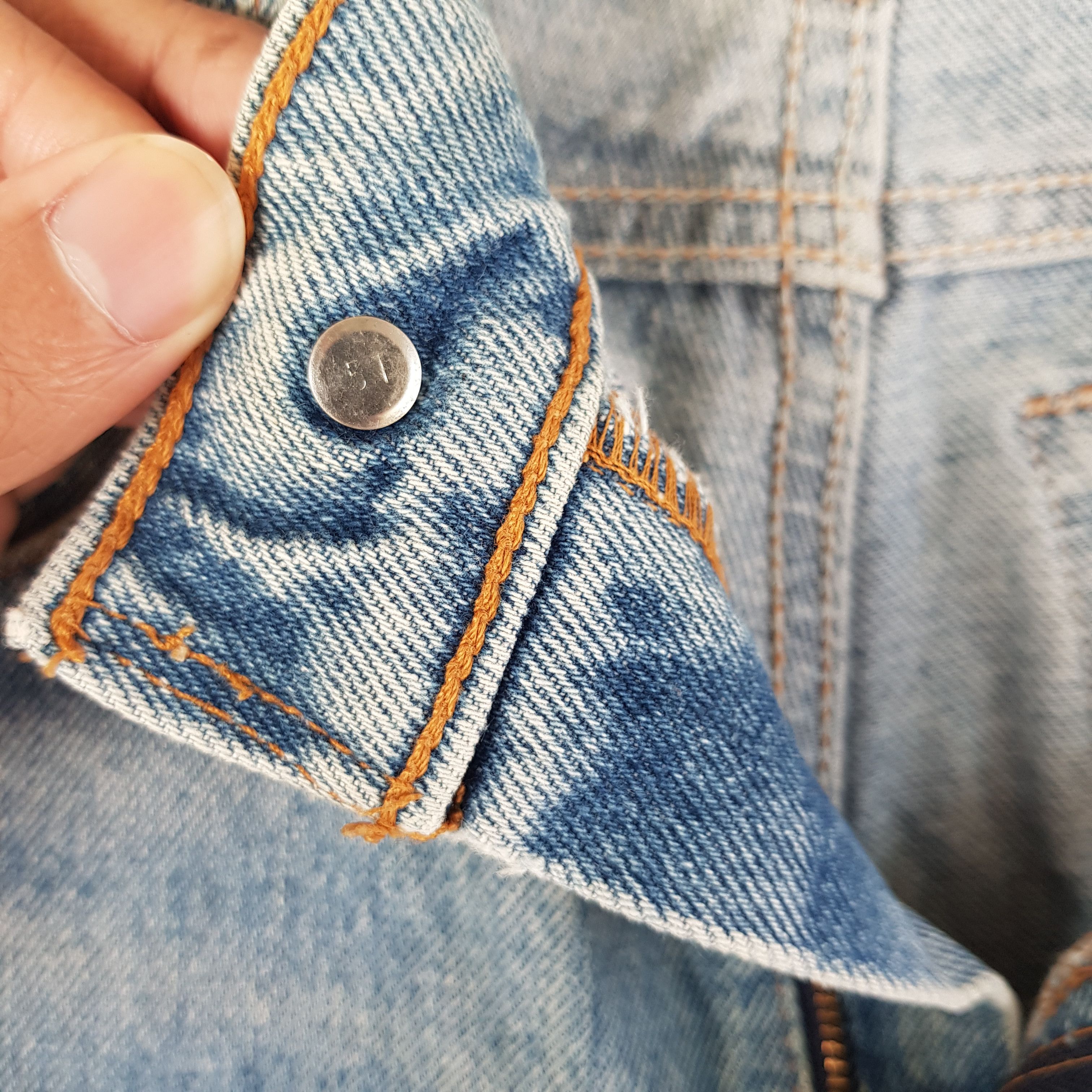Levi's × Vintage Vintage Levis Jeans Stonewash Levi's Sun Faded Blue Denim Size US 30 / EU 46 - 7 Thumbnail
