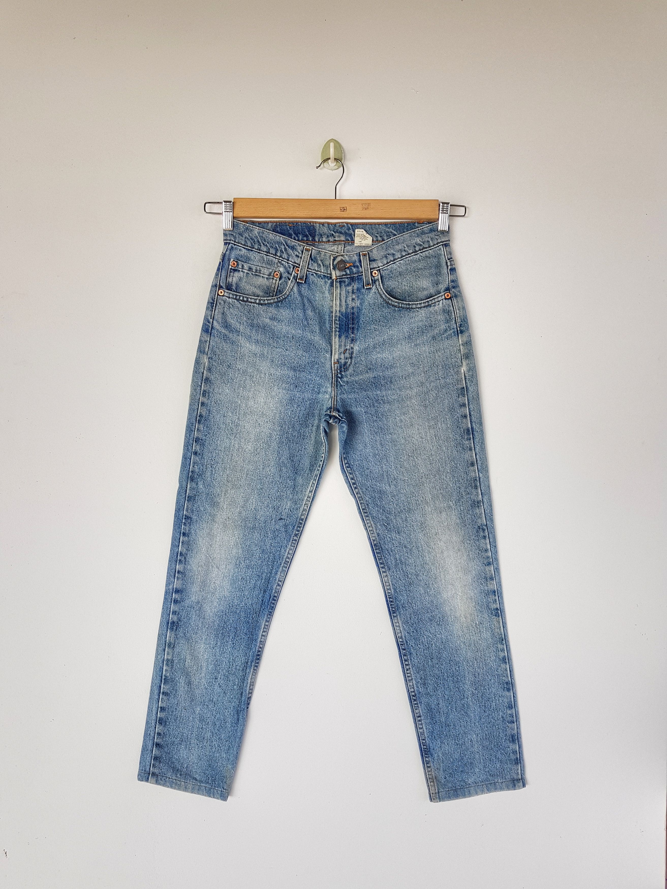 Vintage Levis Jeans Stonewash Levi's Sun Faded Blue Denim