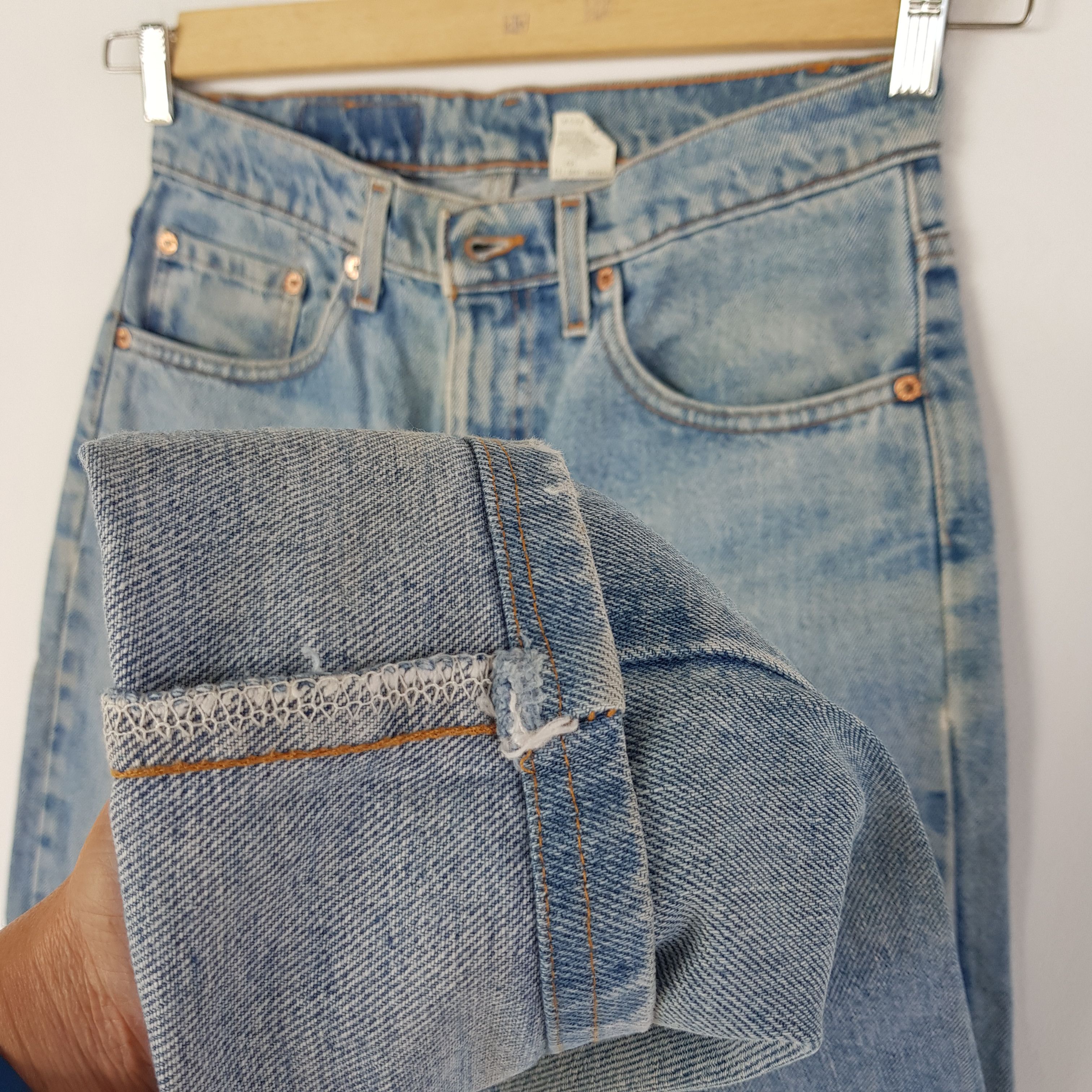 Levi's × Vintage Vintage Levis Jeans Stonewash Levi's Sun Faded Blue Denim Size US 30 / EU 46 - 8 Thumbnail