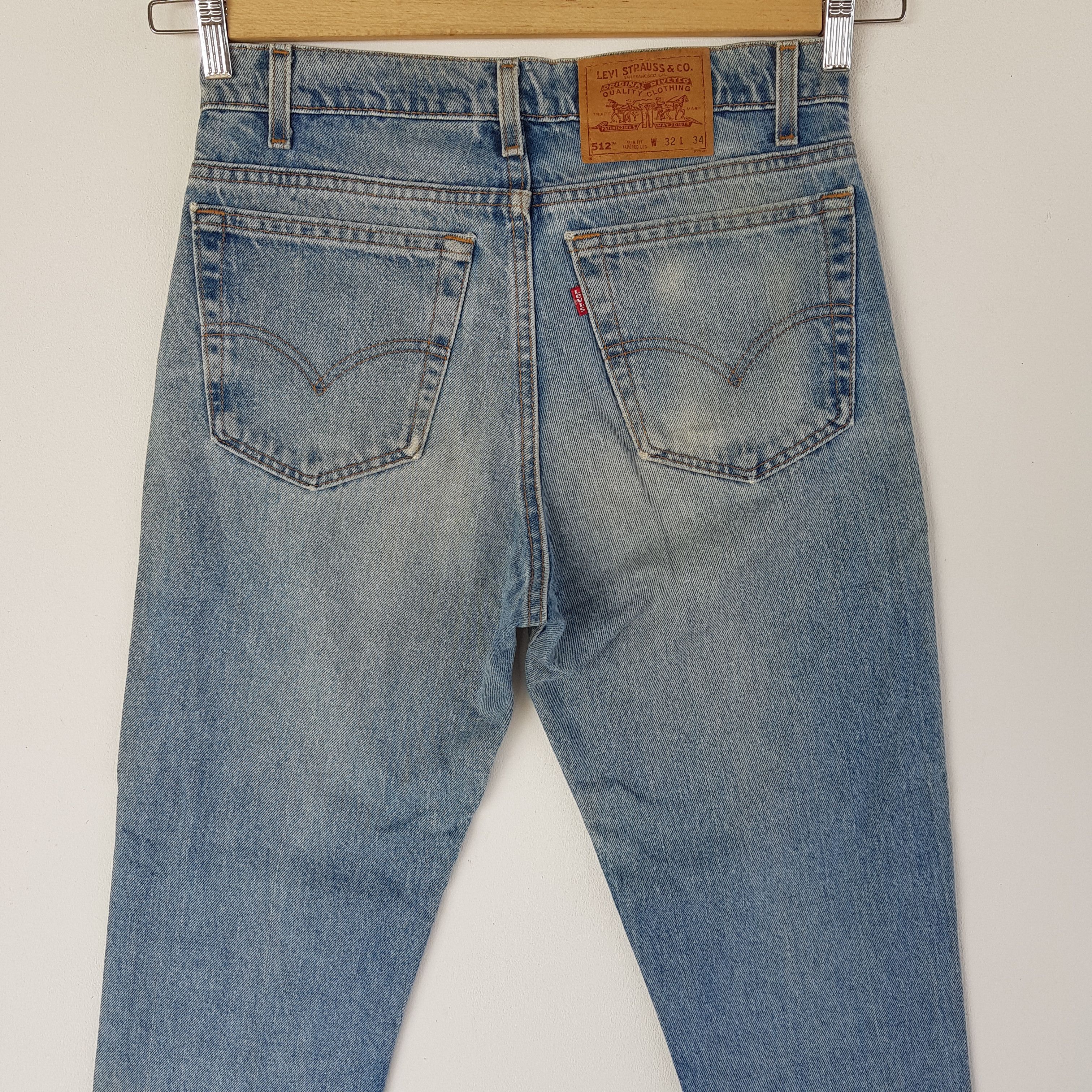 Levi's × Vintage Vintage Levis Jeans Stonewash Levi's Sun Faded Blue Denim Size US 30 / EU 46 - 4 Thumbnail