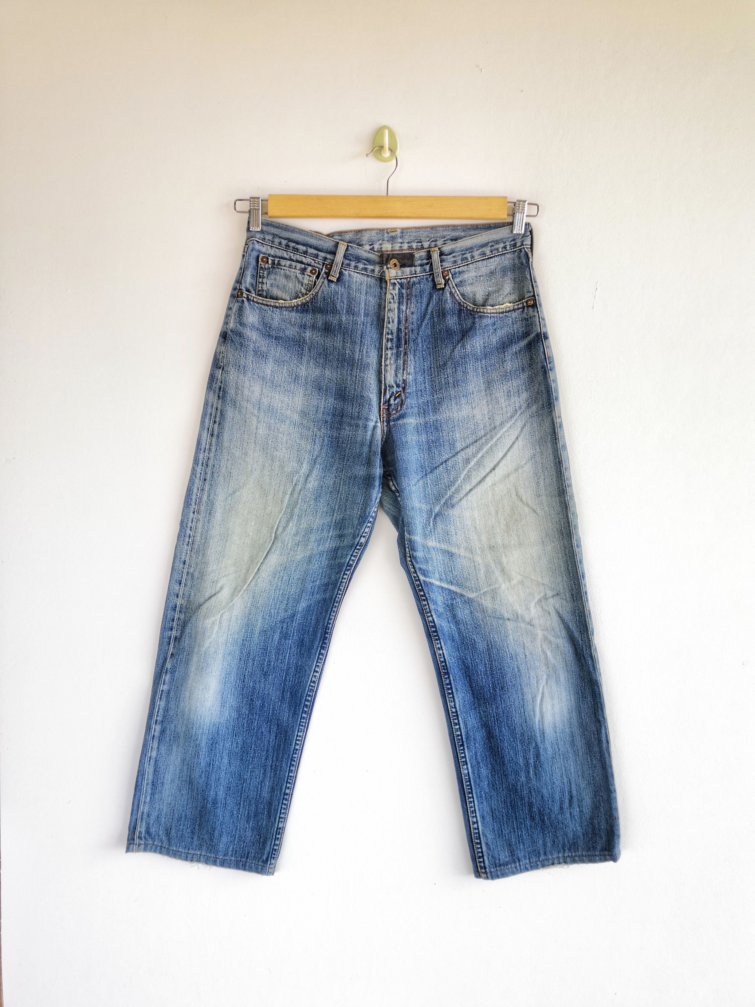 Levi's Vintage Y2K Levis Distressed Denim Levi's Crazy Baggy Jeans Size US 32 / EU 48 - 1 Thumbnail