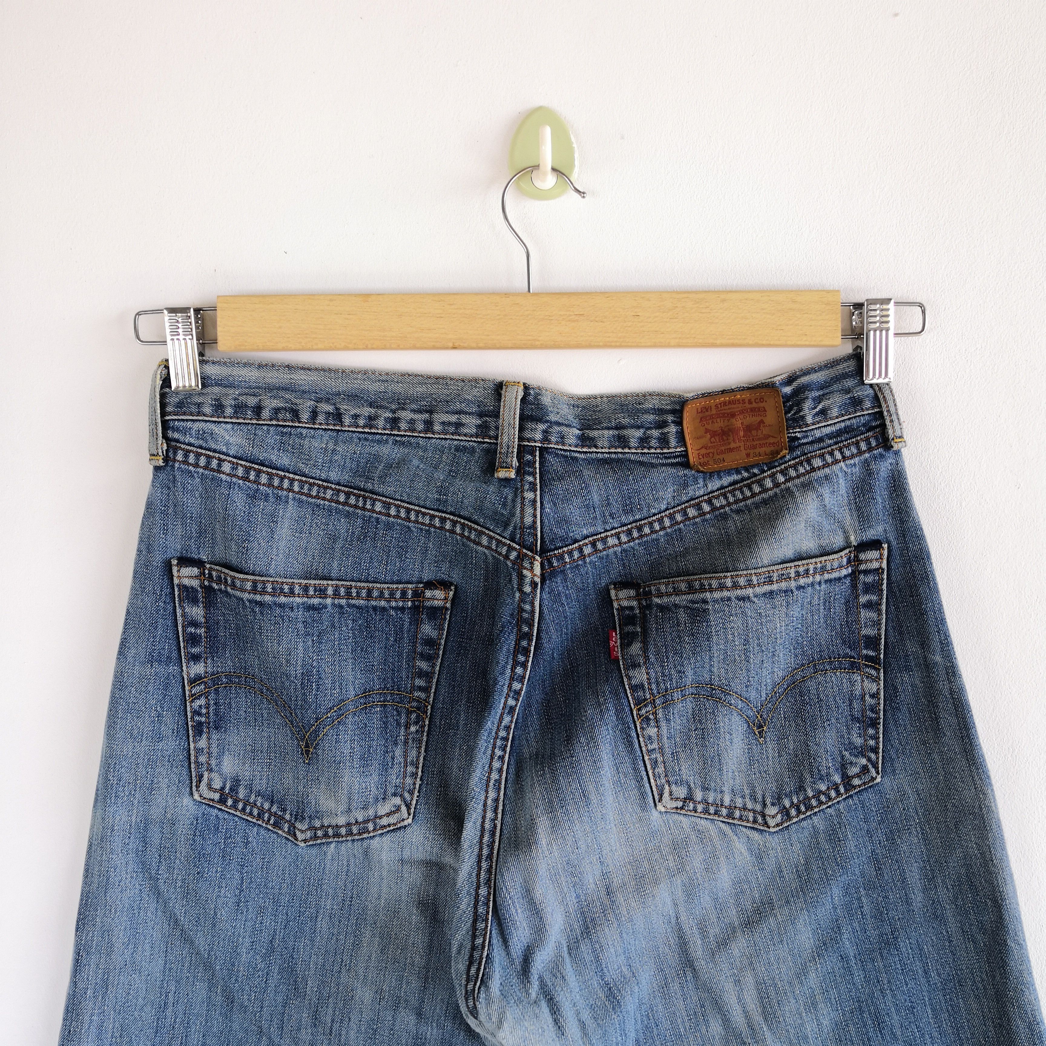Levi's Vintage Y2K Levis Distressed Denim Levi's Crazy Baggy Jeans Size US 32 / EU 48 - 5 Thumbnail