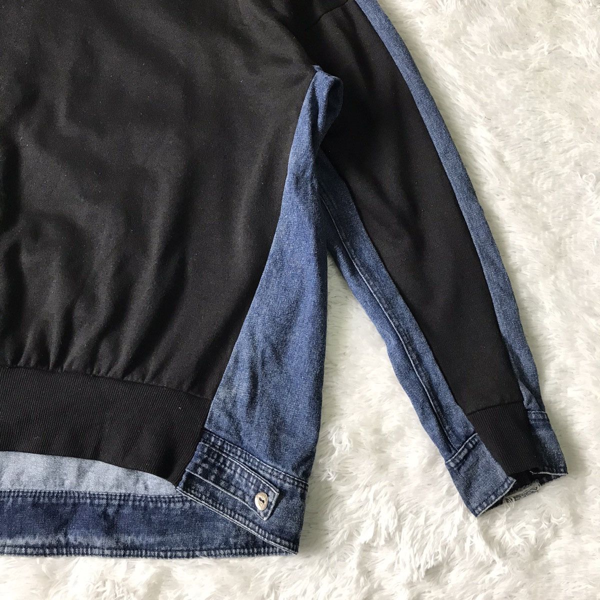 Japanese Brand Distress & Constructed Sweater/Sweatshirt Jeans Size US L / EU 52-54 / 3 - 5 Thumbnail