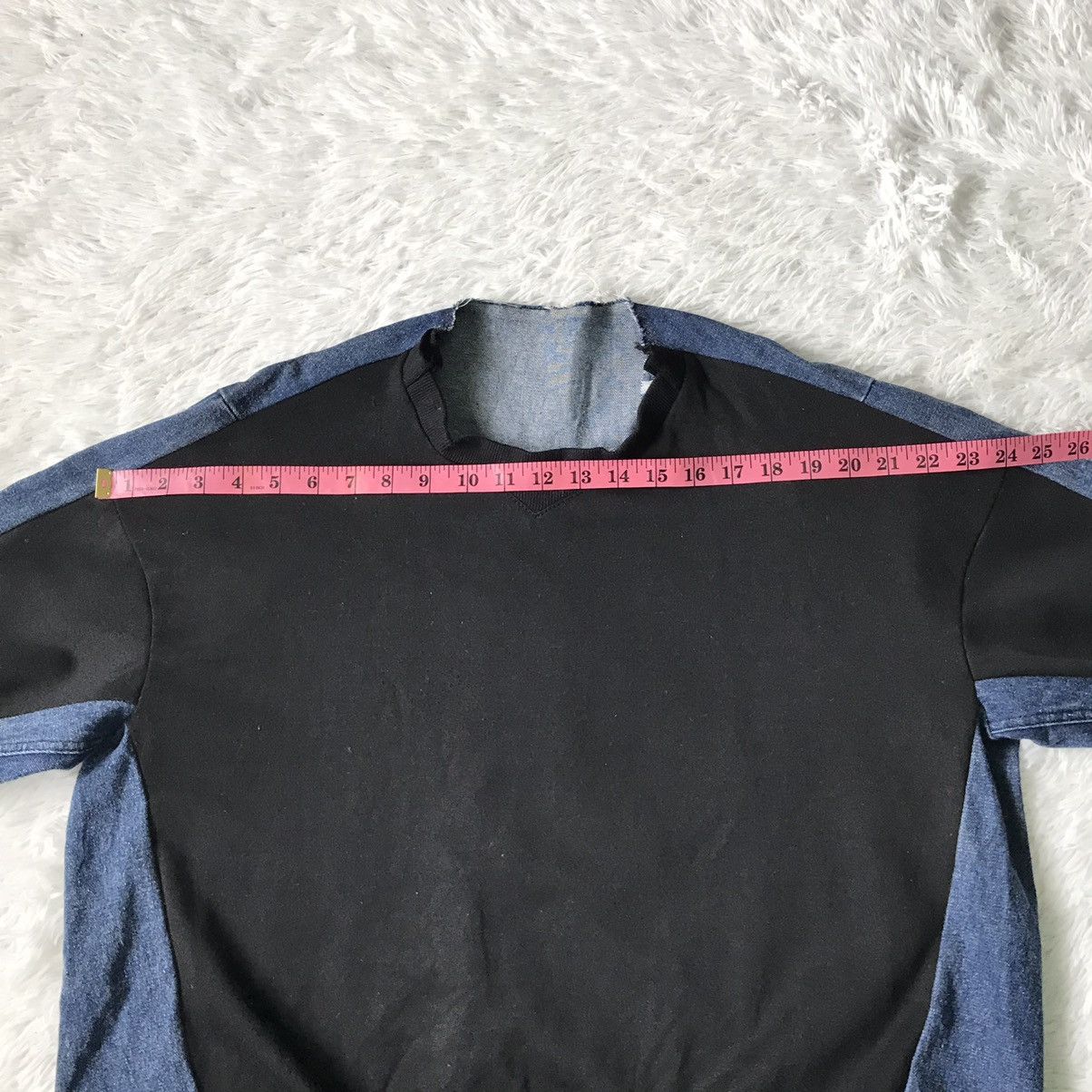 Japanese Brand Distress & Constructed Sweater/Sweatshirt Jeans Size US L / EU 52-54 / 3 - 16 Thumbnail