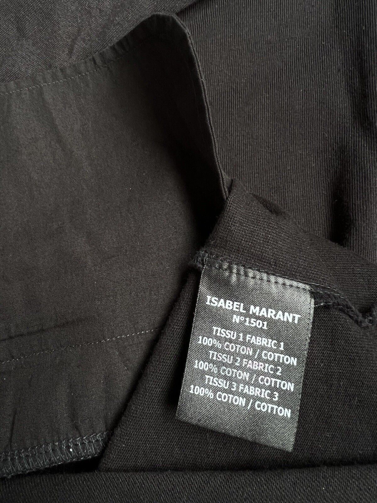 Isabel Marant Etoile Isabel Marant Étoile Cotton Dress/Tunic Black Size 38 Size M / US 6-8 / IT 42-44 - 5 Thumbnail