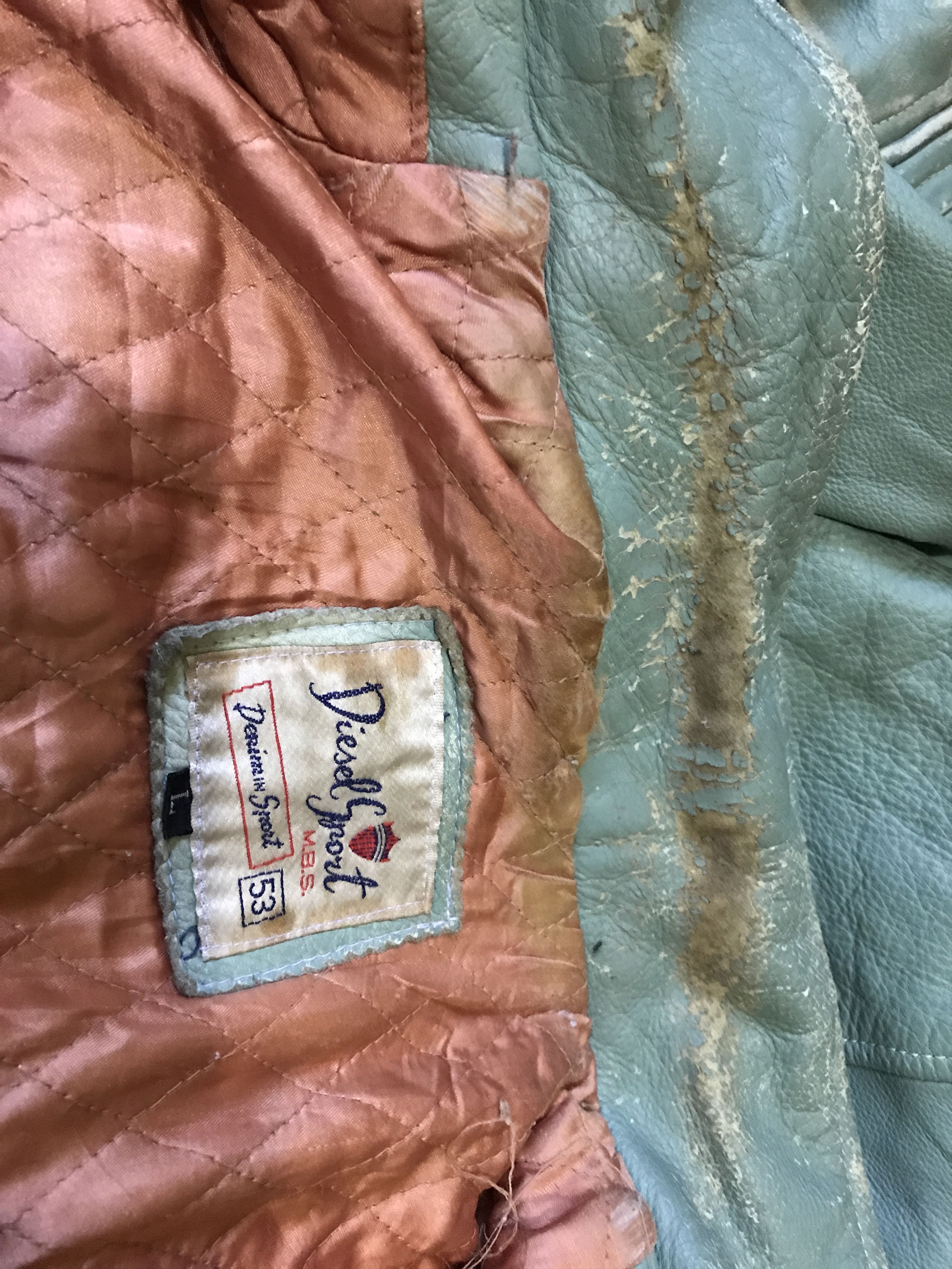 Diesel Diesel Jack Auto Repair Leather Jacket Size US L / EU 52-54 / 3 - 3 Thumbnail