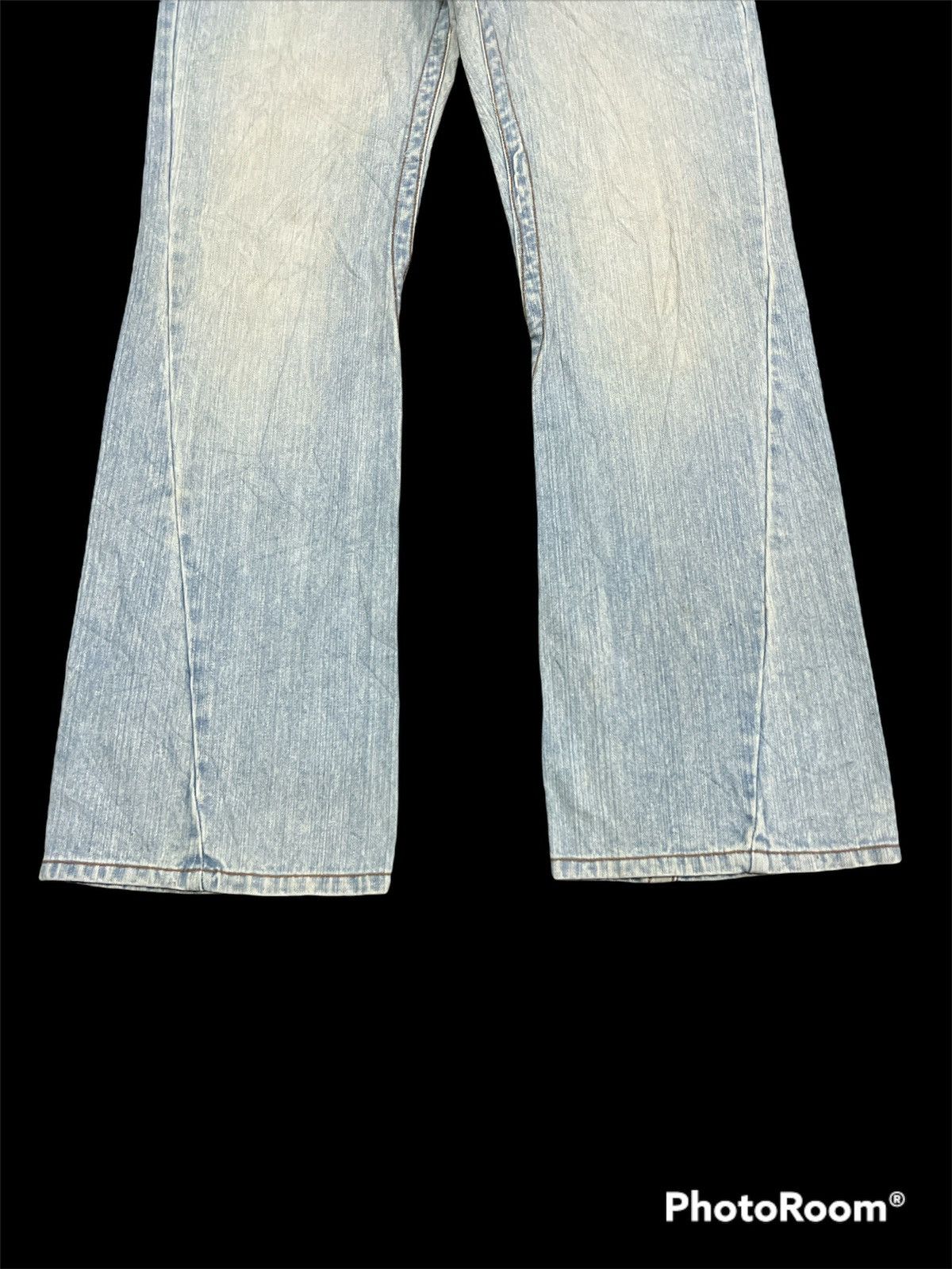 Kansai Yamamoto × Vintage Kansai Depths Flare Distressed Denim Size US 30 / EU 46 - 4 Thumbnail