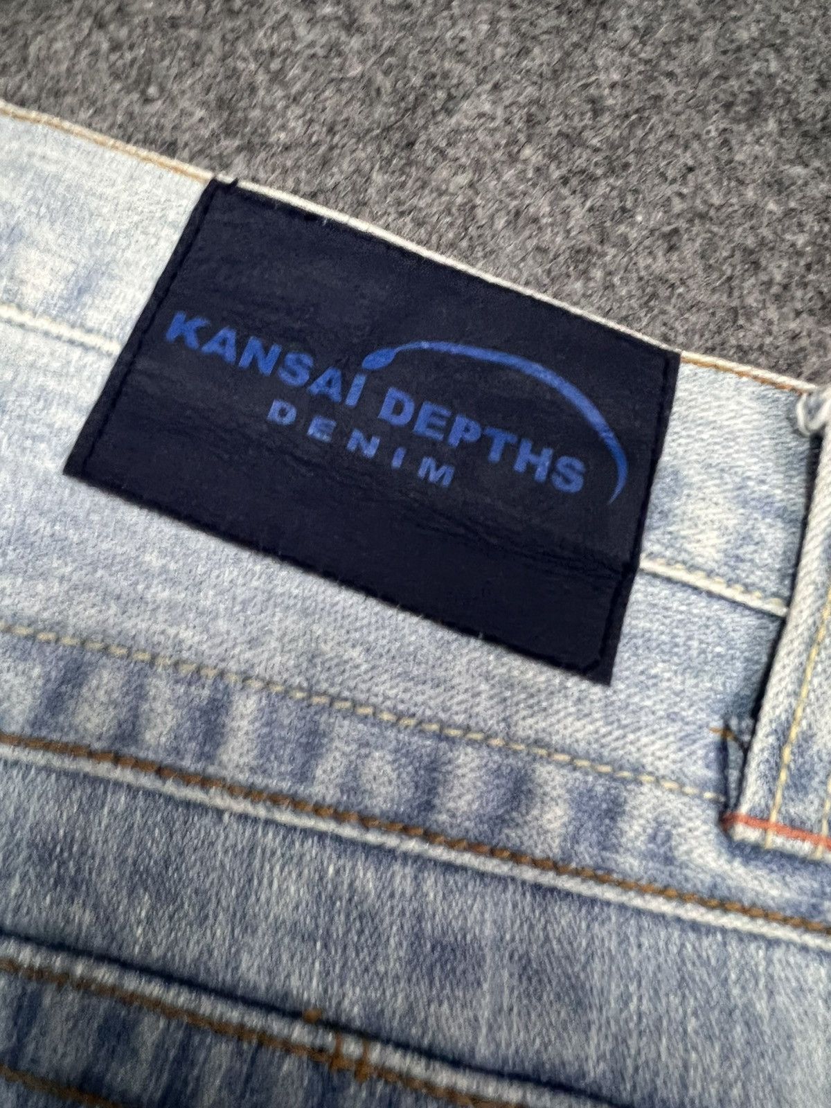 Kansai Yamamoto × Vintage Kansai Depths Flare Distressed Denim Size US 30 / EU 46 - 7 Thumbnail