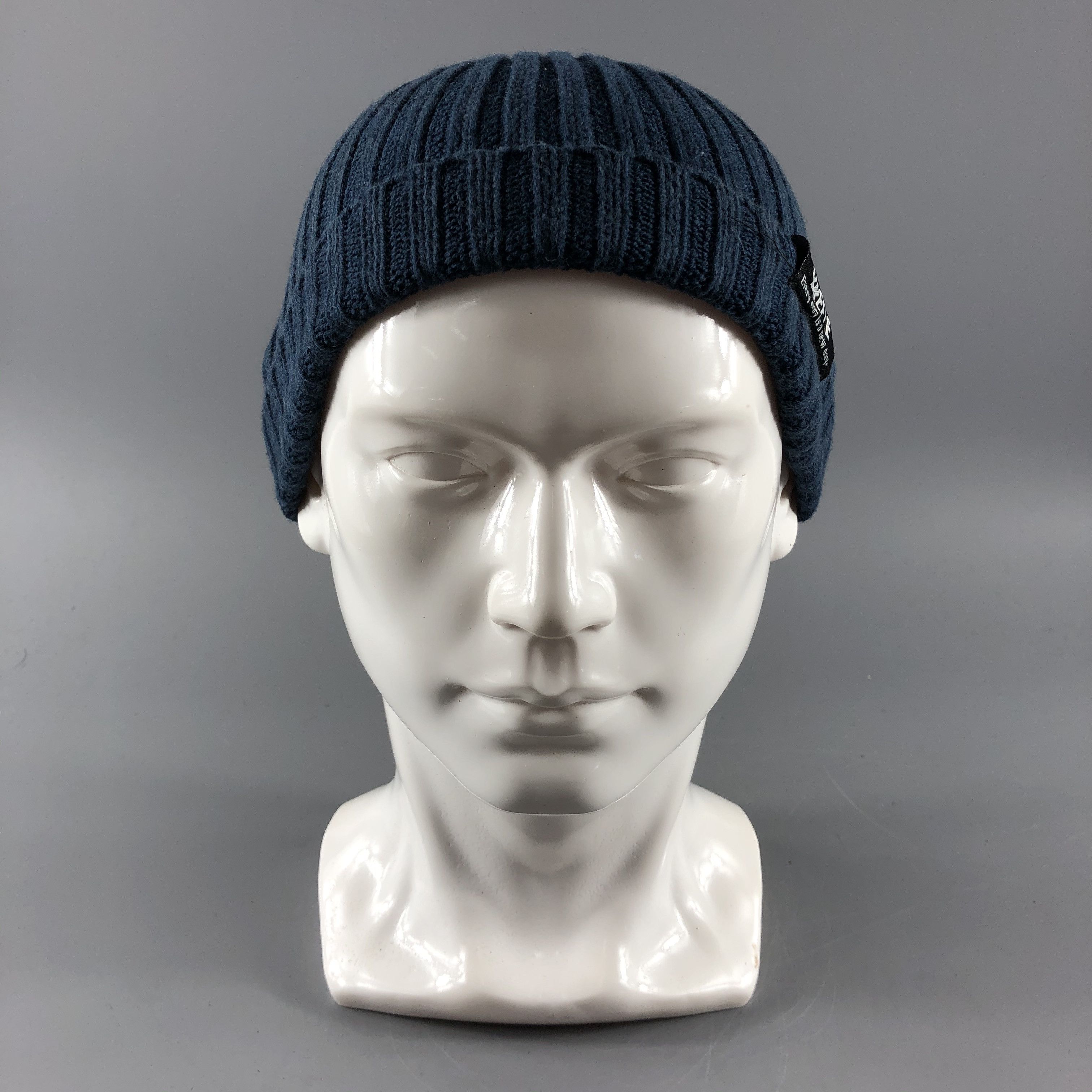 image of Vintage Breeze Hats Ribbed Beanie Japanese Snow Hat Snow Cap B186, Men's