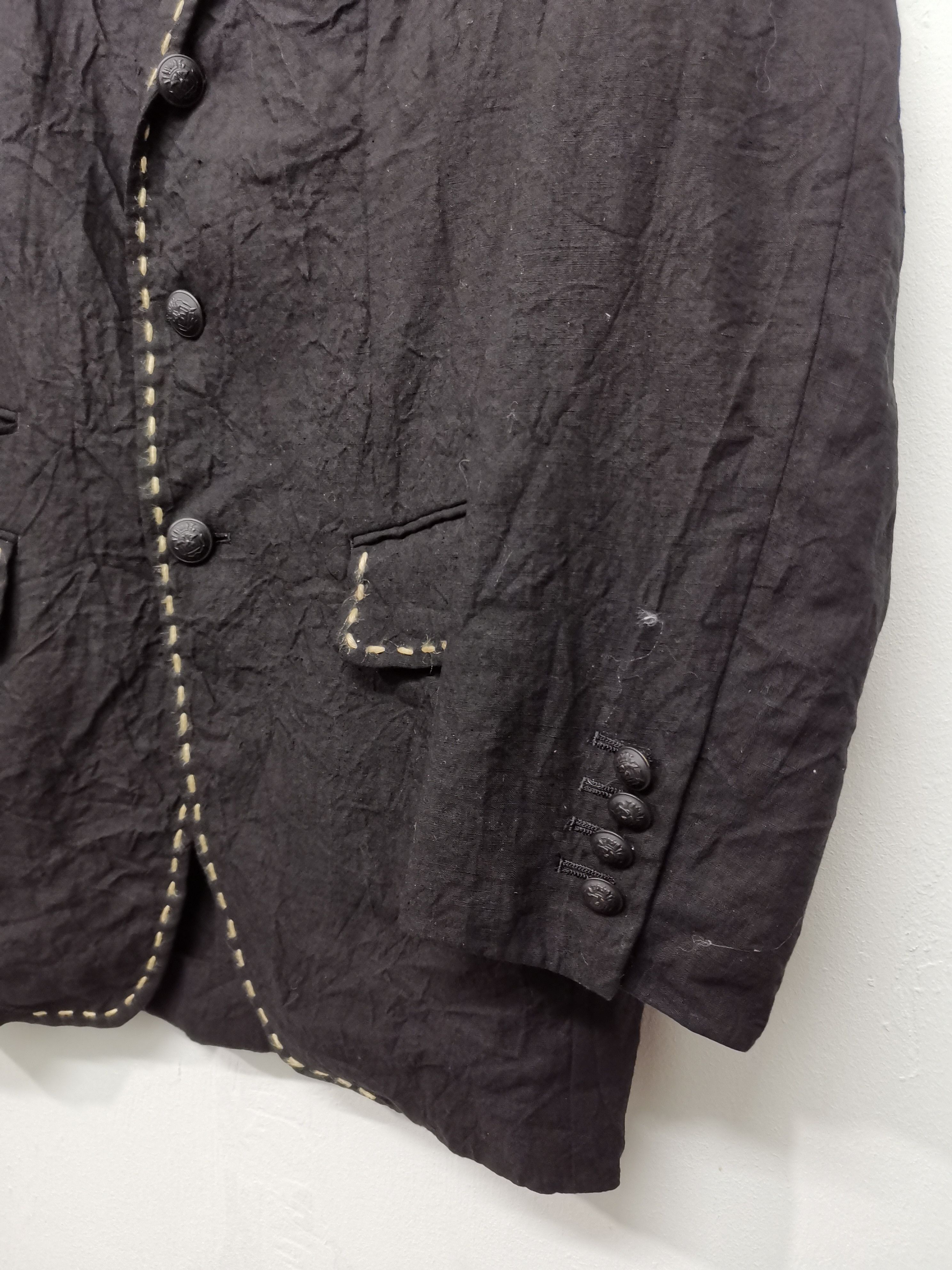 Issey Miyake Issey Miyake Button Black Jacket Size US M / EU 48-50 / 2 - 7 Thumbnail