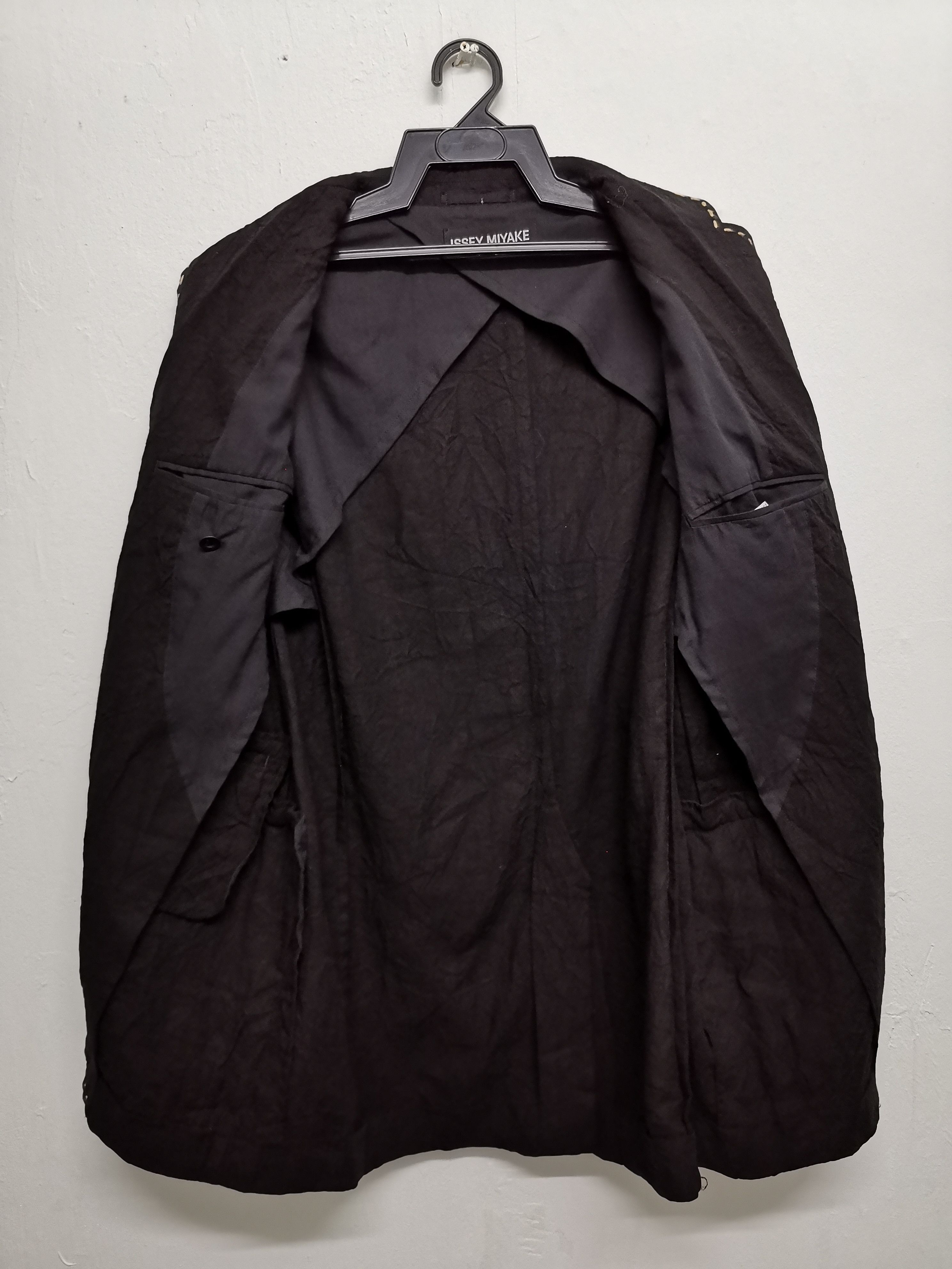 Issey Miyake Issey Miyake Button Black Jacket Size US M / EU 48-50 / 2 - 9 Thumbnail