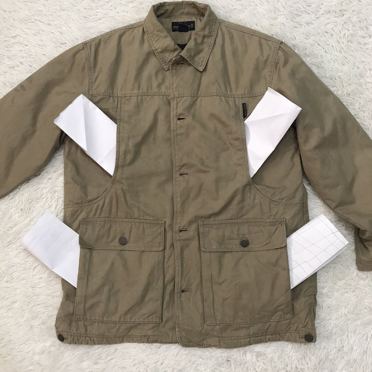Montbell Vtg Mont-bell Functional Chore Workers Jacket Size US M / EU 48-50 / 2 - 17 Thumbnail